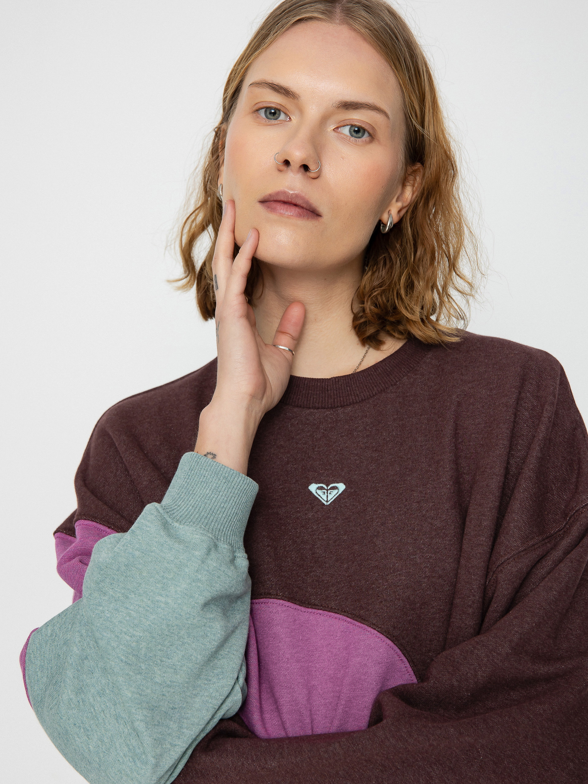 Roxy Happy Daize Pulóver Wmn (chocolate)