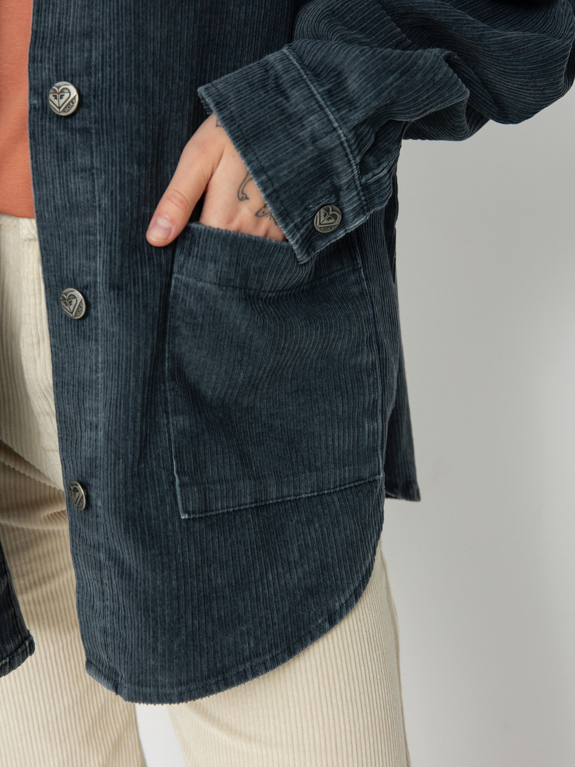 Roxy Kick Back Washed Ing Wmn (anthracite)