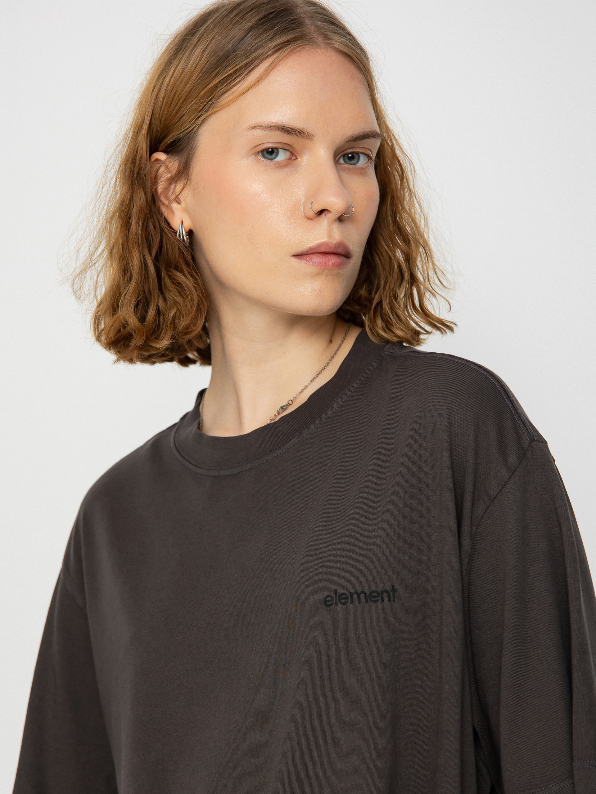 Element Basic Pigment Ujjatlan felső Wmn (off black)