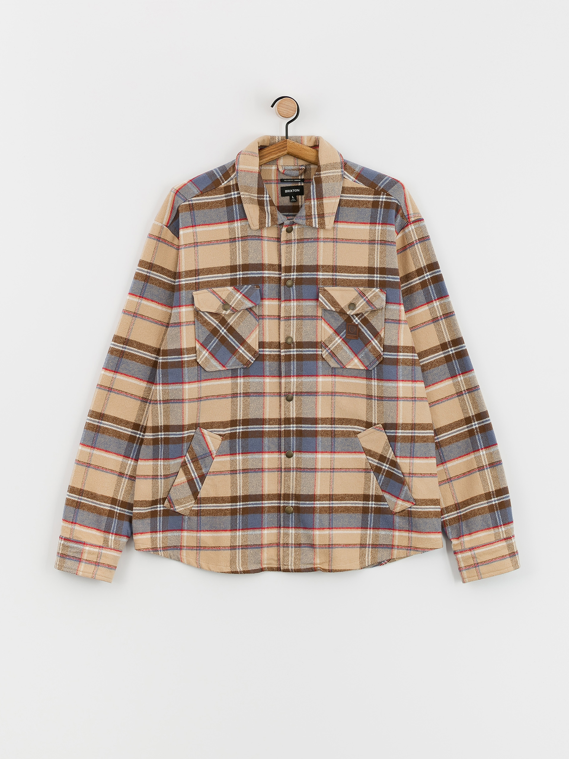 Brixton Durham Dzseki (sesame plaid)