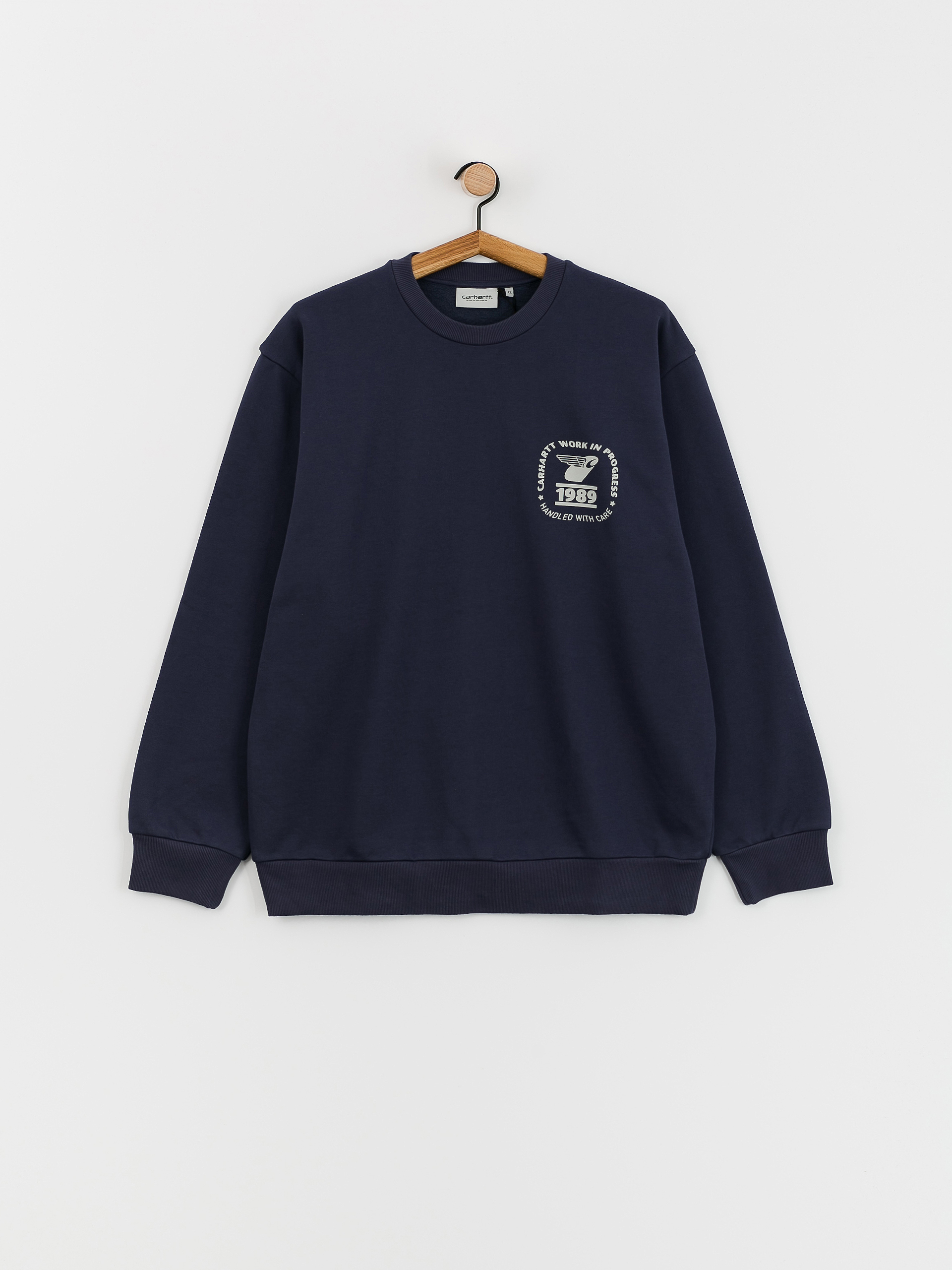 Carhartt WIP Stamp State Pulóver (blue/grey)
