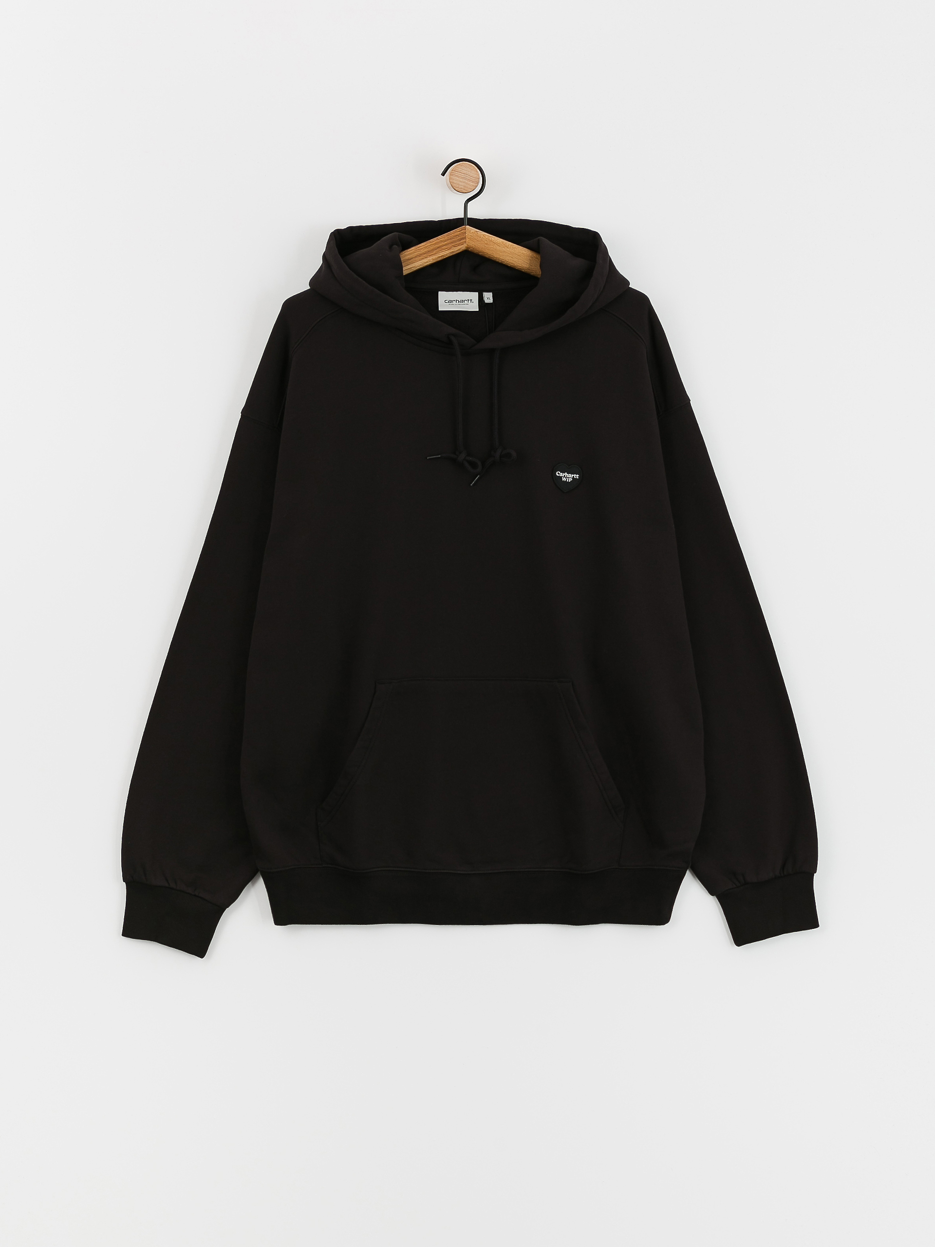 Carhartt WIP Heart Patch HD Kapucnis pulóver (black)