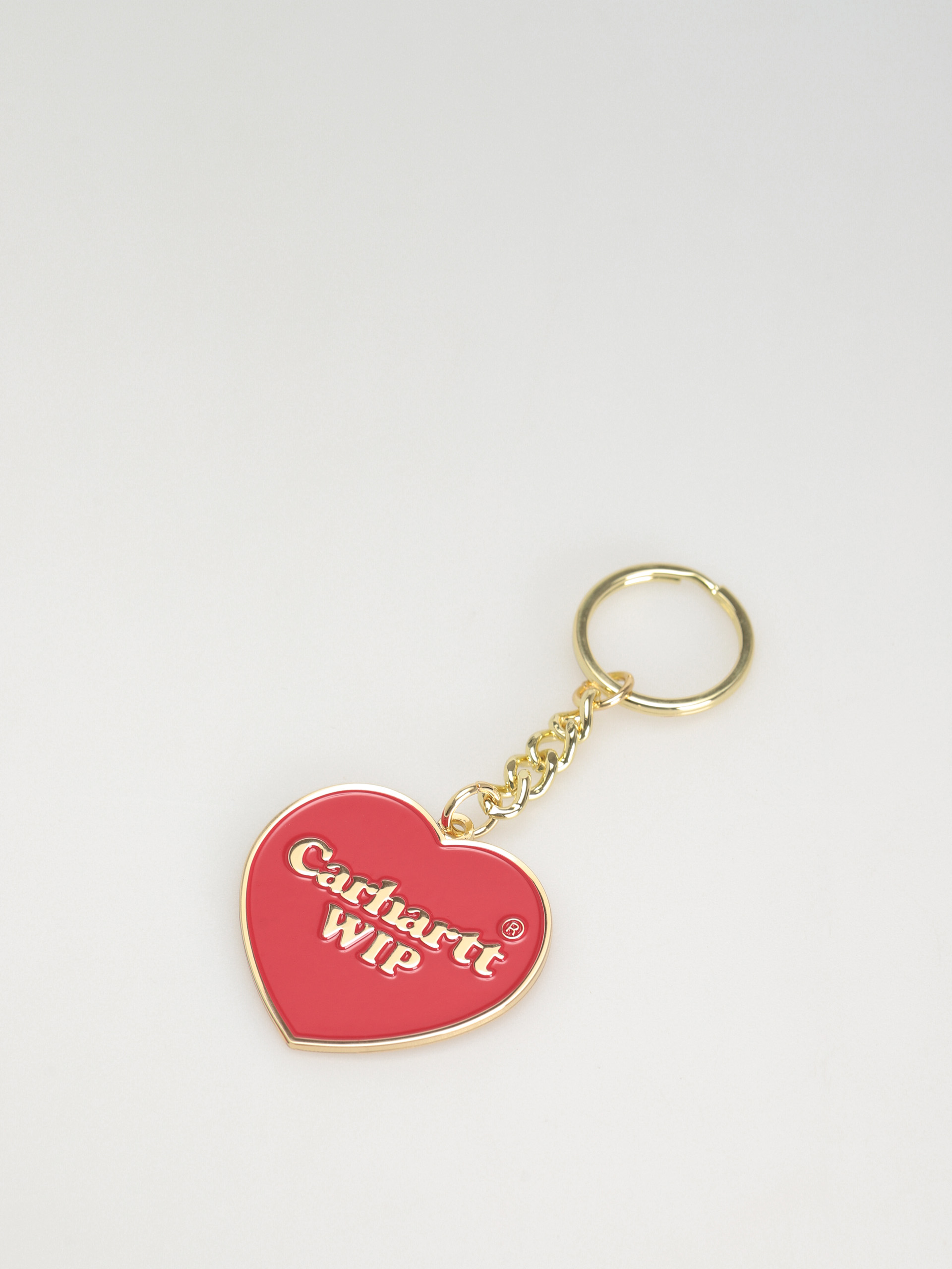 Carhartt WIP Heart Keychain Kulcstartó (red)