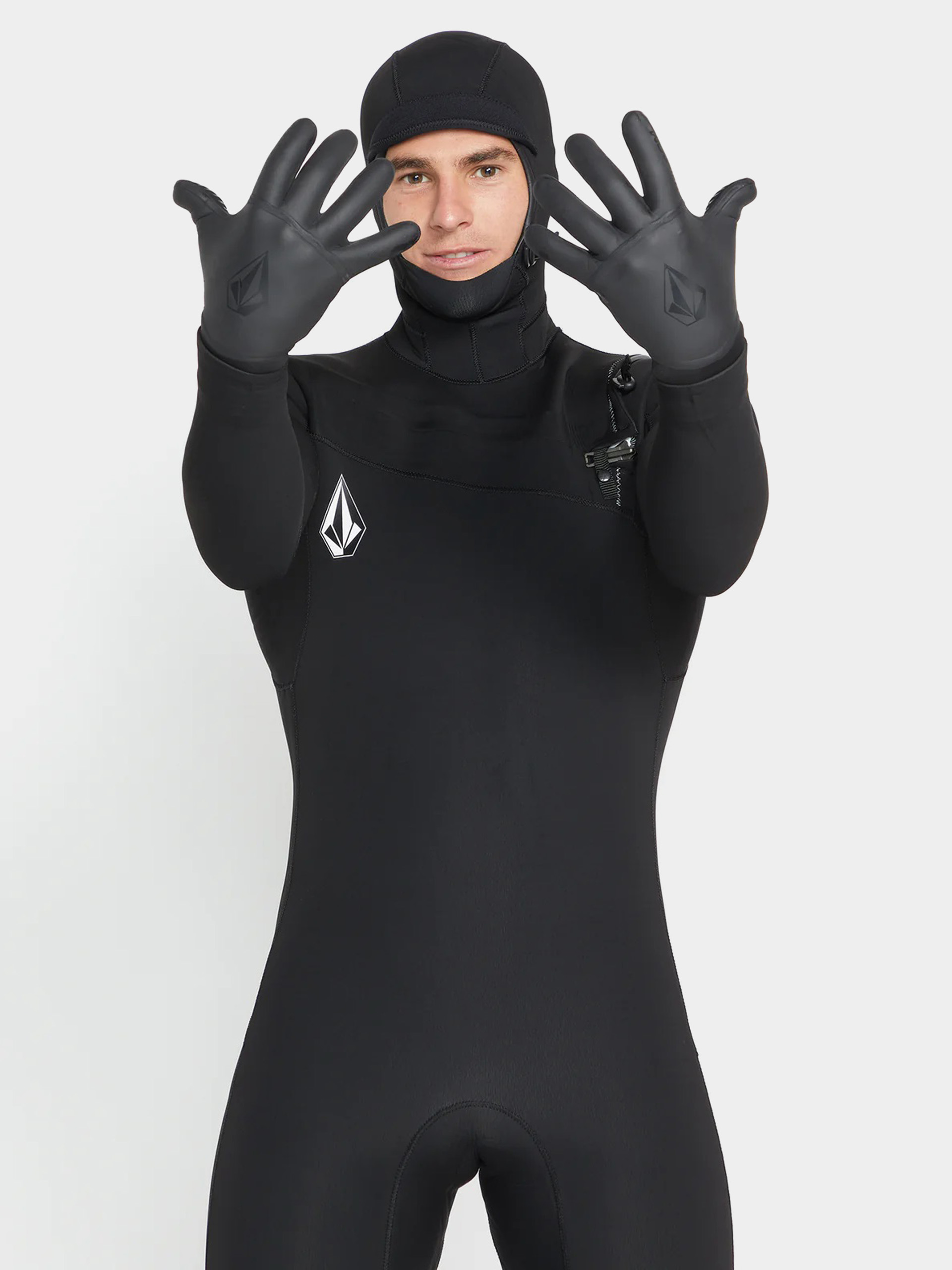 Volcom 3Mm 5 Finger Glove Neoprén ruha (black)