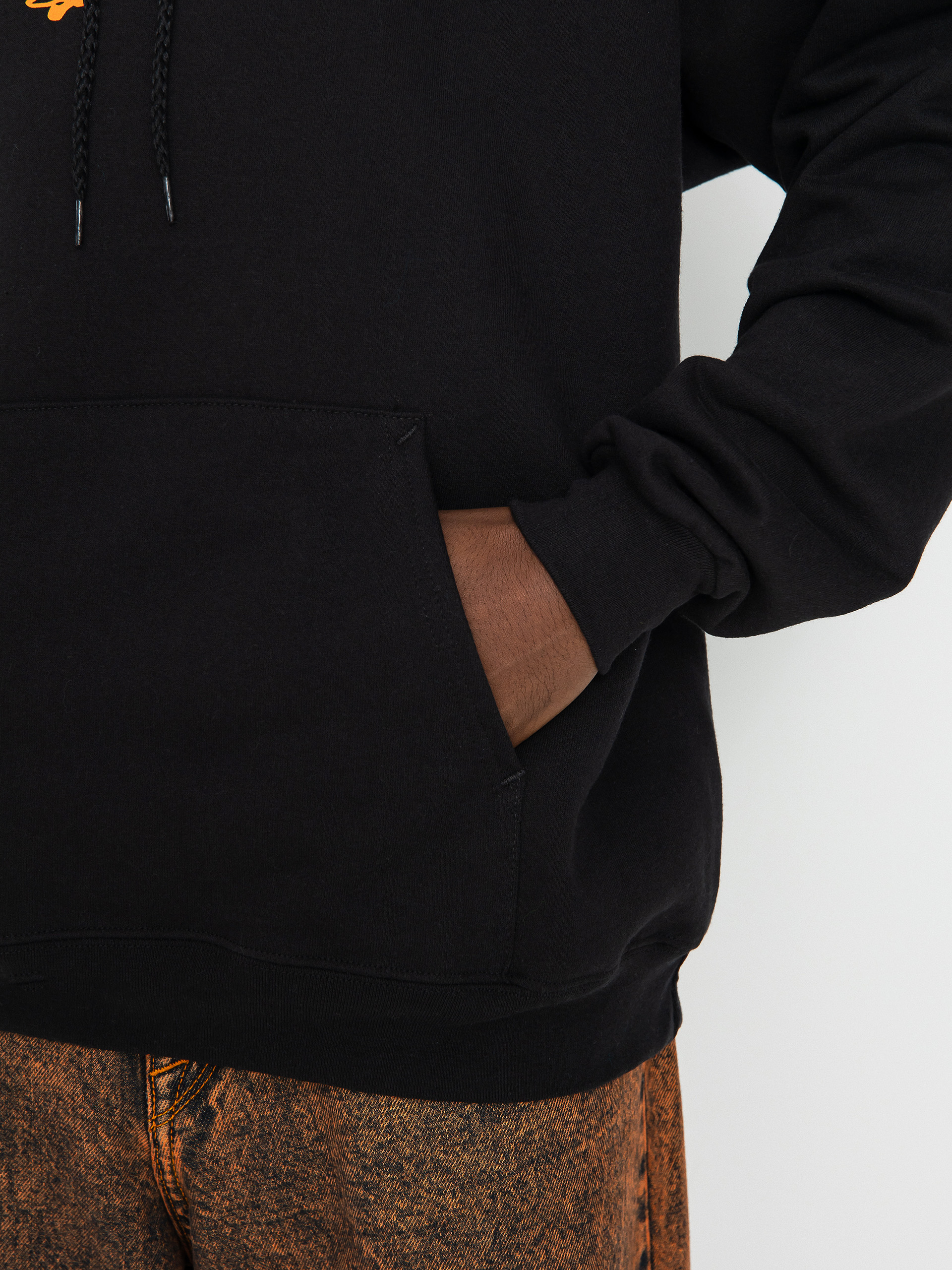 Thrasher Gonz HD Kapucnis pulóver (black/orange)