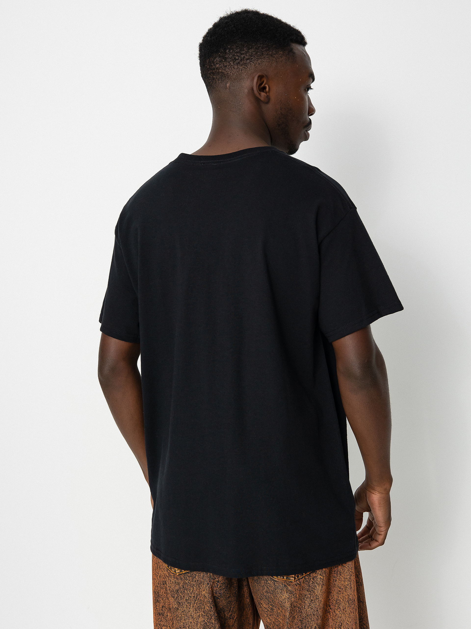 Thrasher Double Flame Neon póló (black)