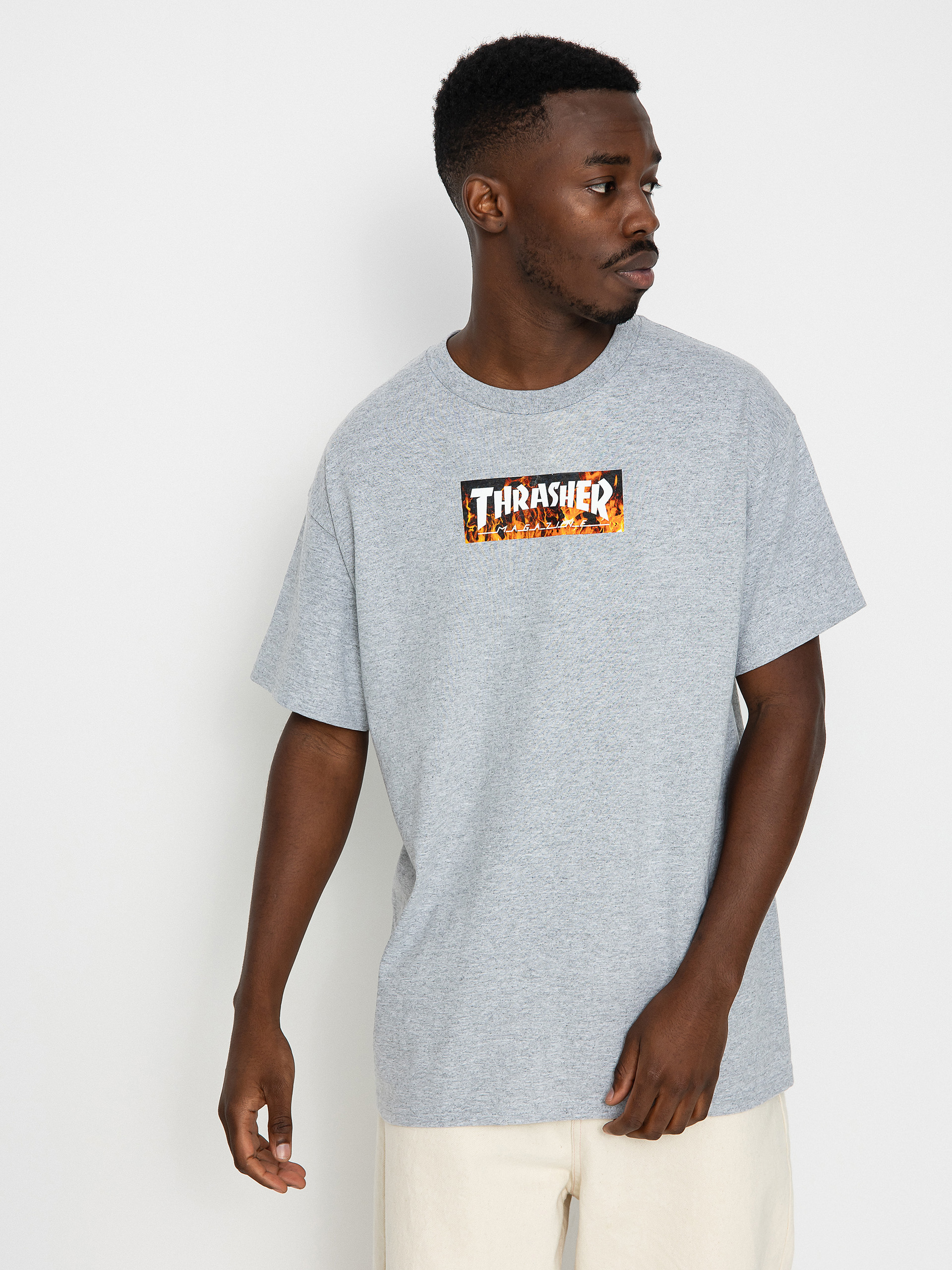 Thrasher Blaze póló (sport grey)
