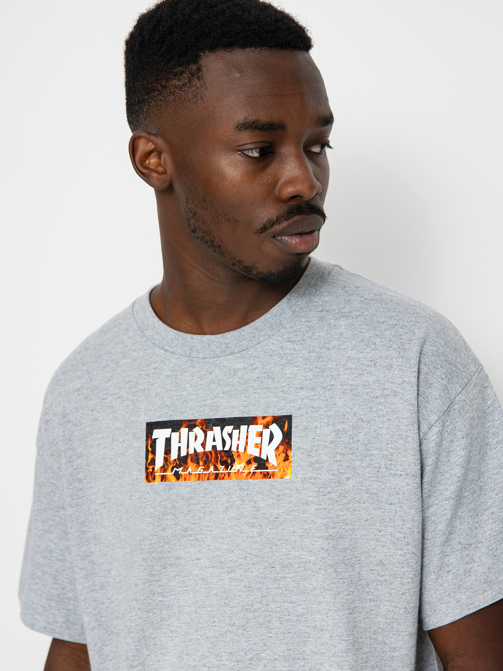 Thrasher Blaze póló (sport grey)