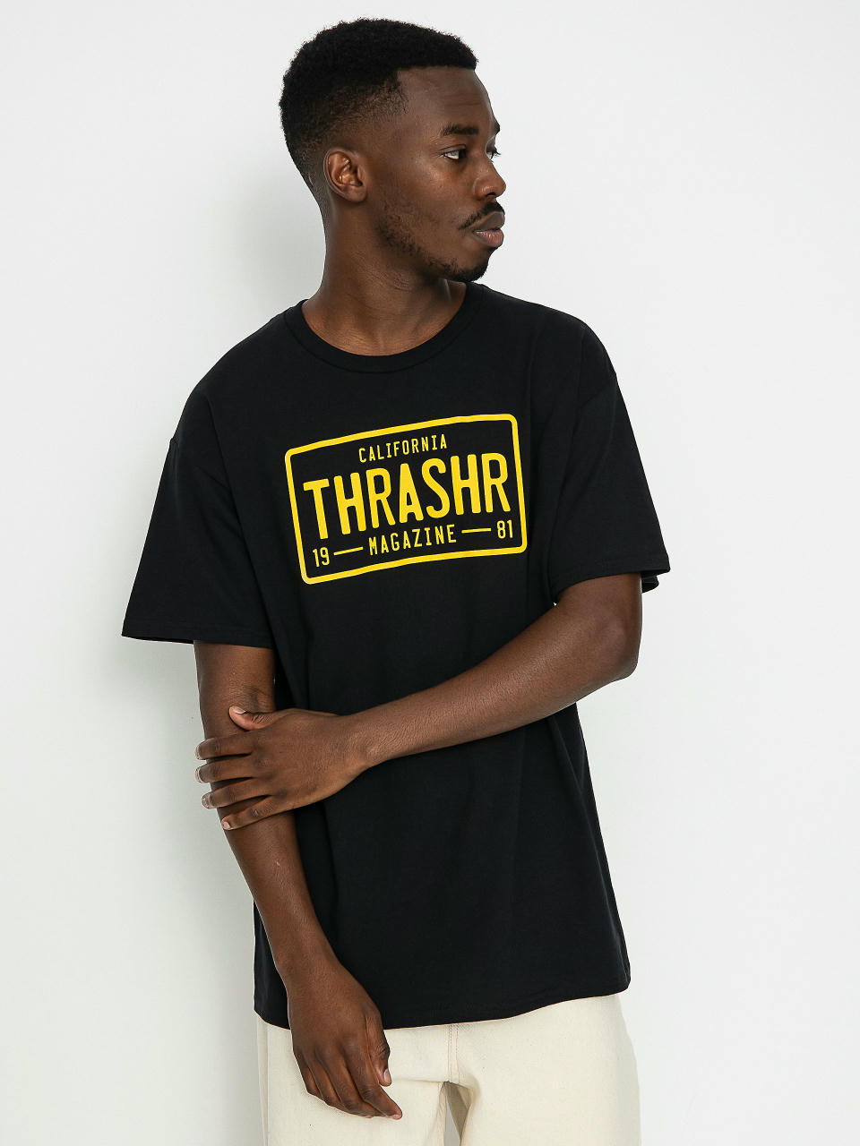 Thrasher License Plate póló (black)