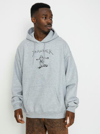 Thrasher Gonz HD Kapucnis pulóver (grey/black)