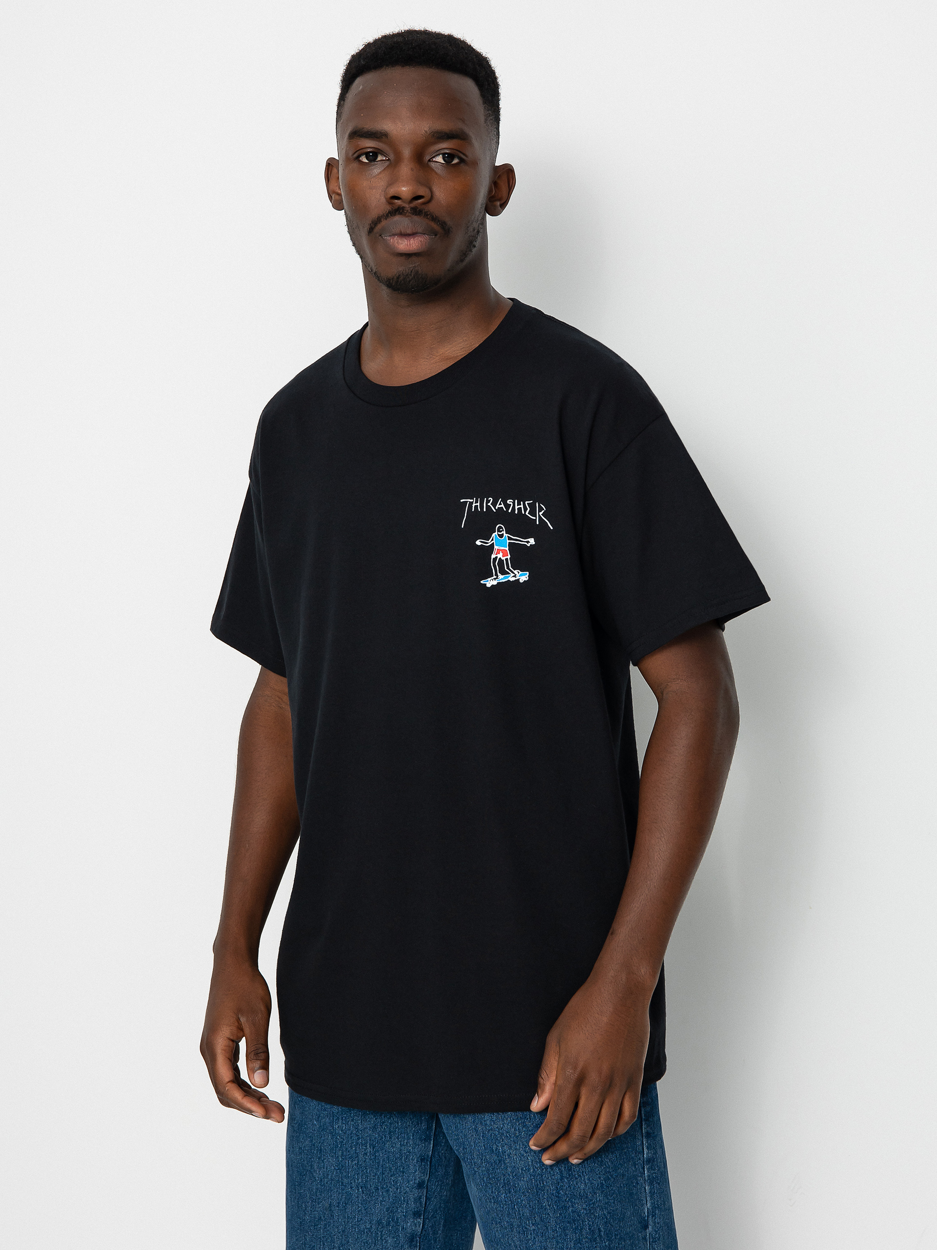 Thrasher Gonz Mini Logo póló (black)