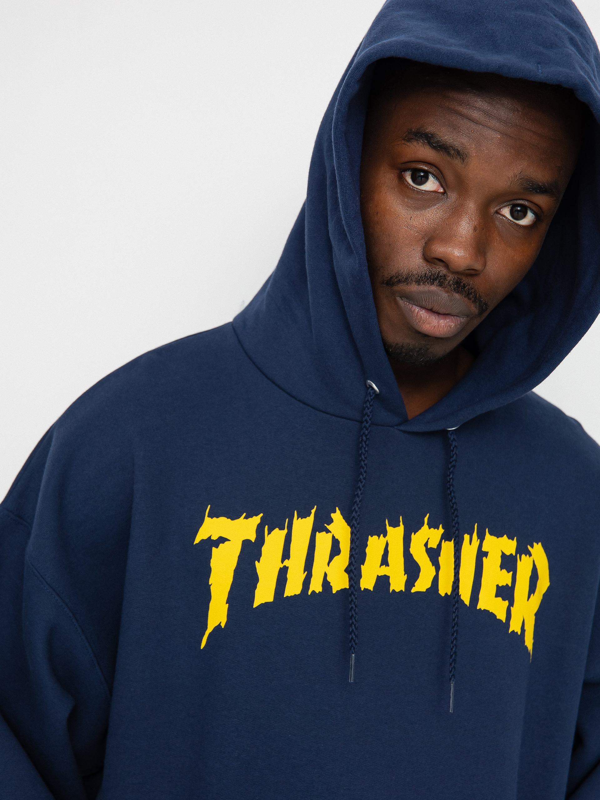 Thrasher Burn It Down HD Kapucnis pulóver (navy)