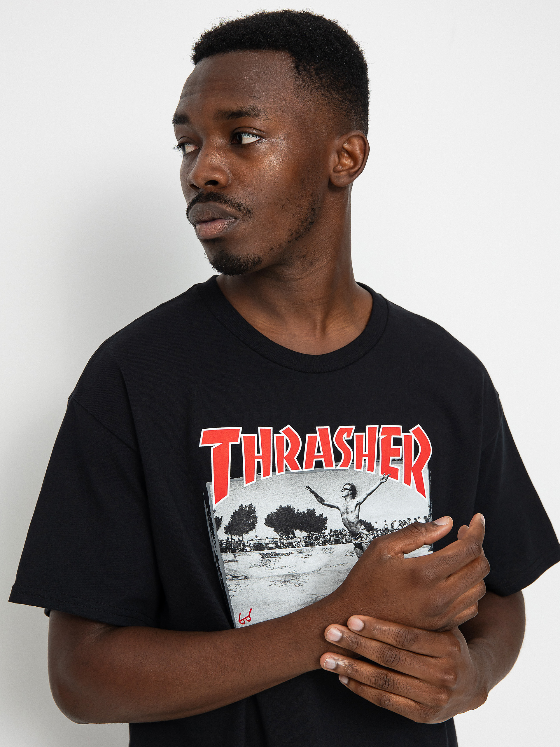 Thrasher Jake Dish póló (black)