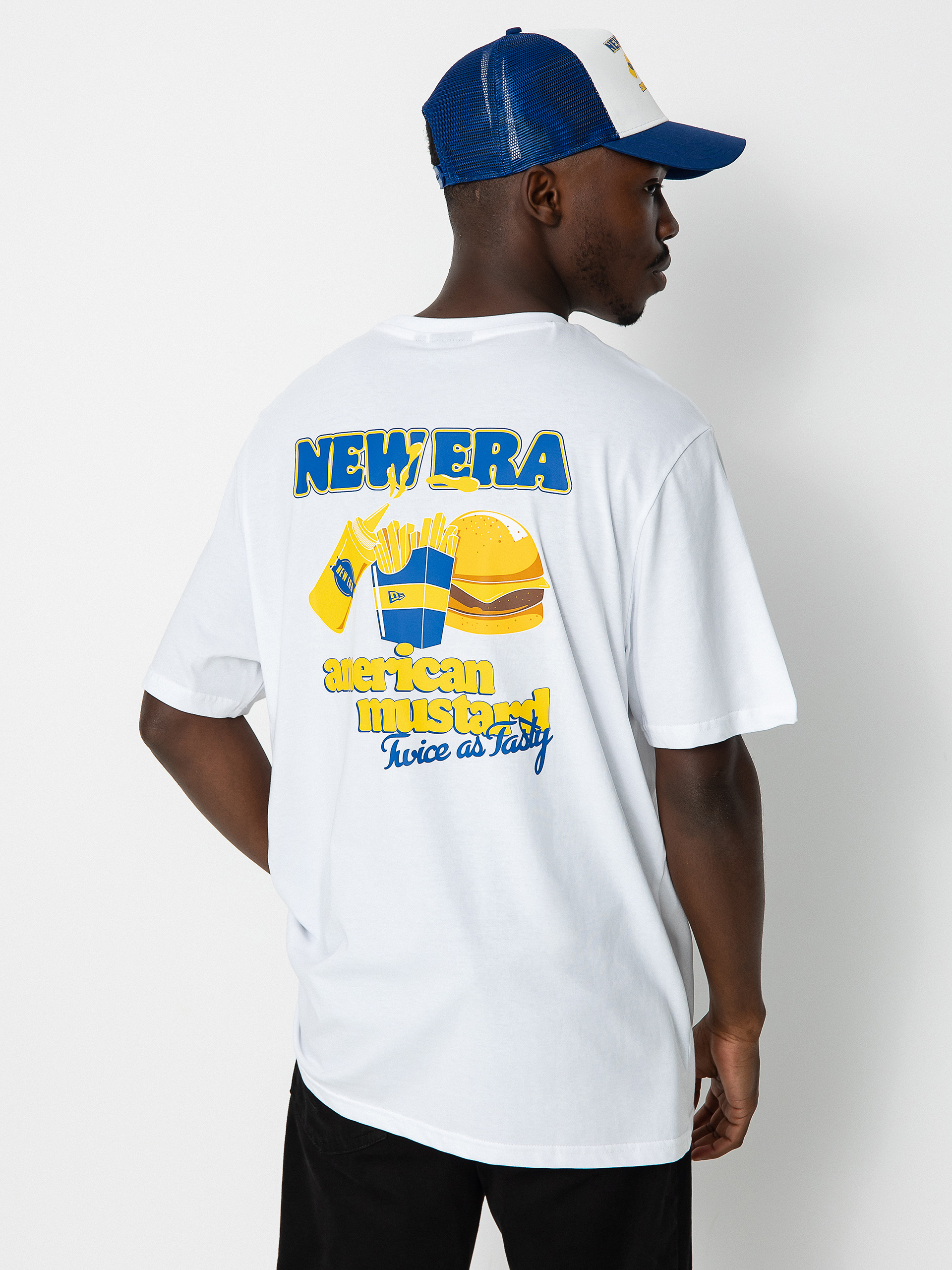 New Era Food Graphic póló (white/blue)