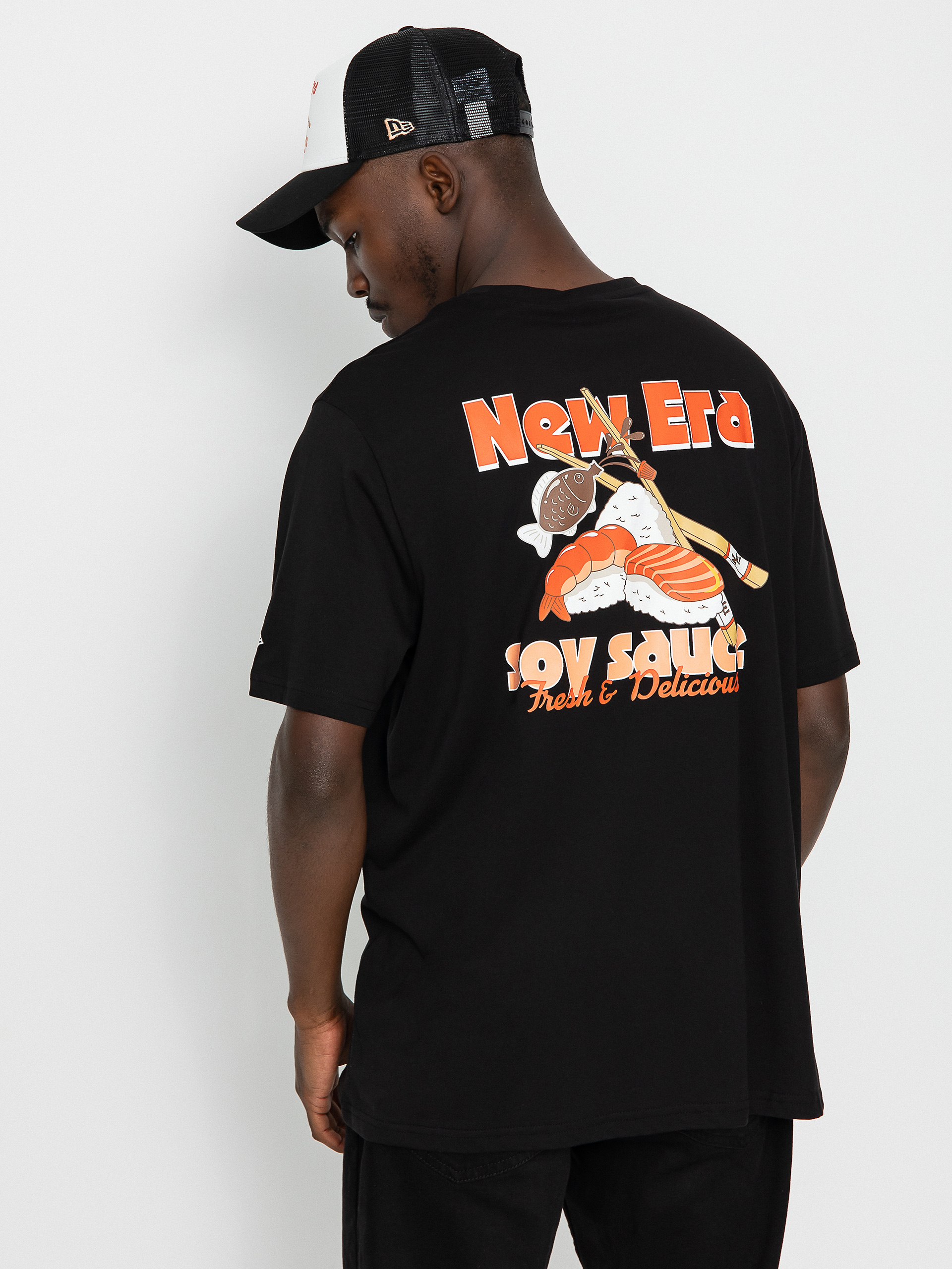 New Era Food Graphic póló (black)