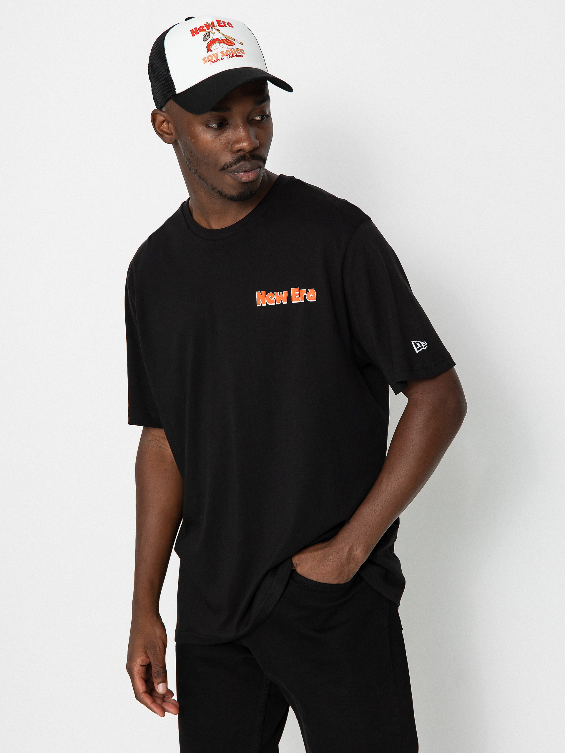 New Era Food Graphic póló (black)