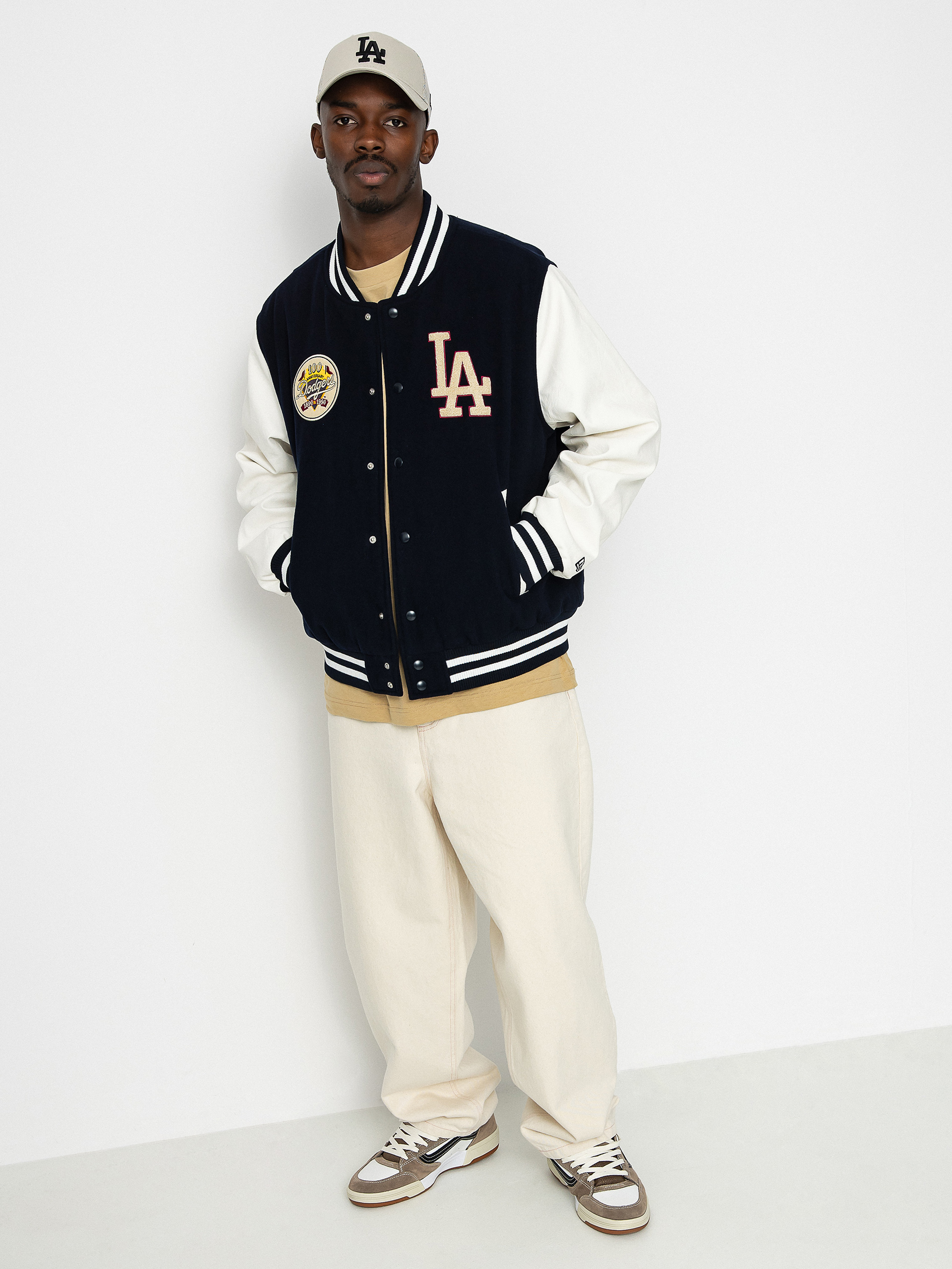 New Era MLB Varsity Los Angeles Dodgers Dzseki (navy/off white)