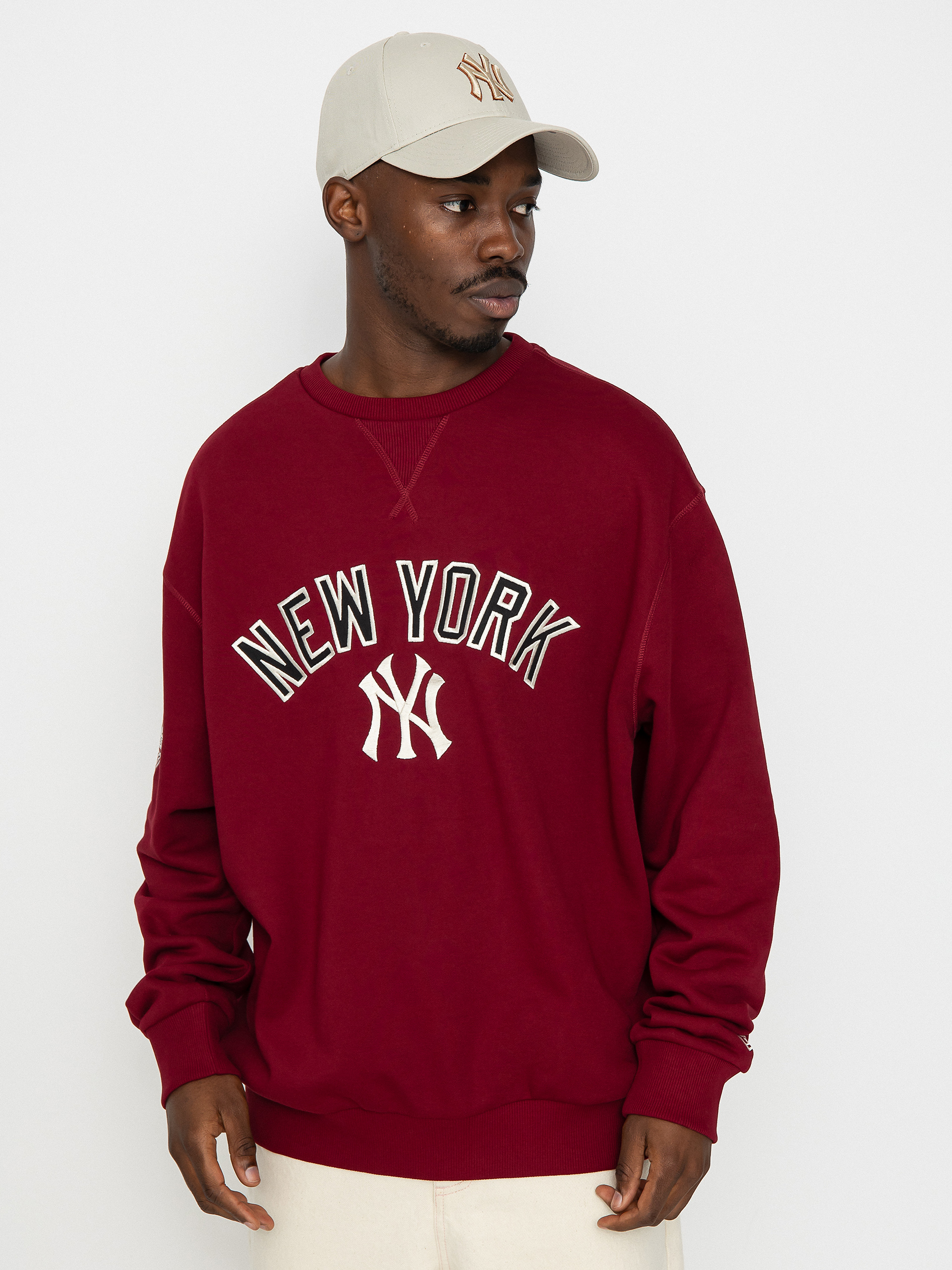New Era MLB New York Yankees Pulóver (cranberry)