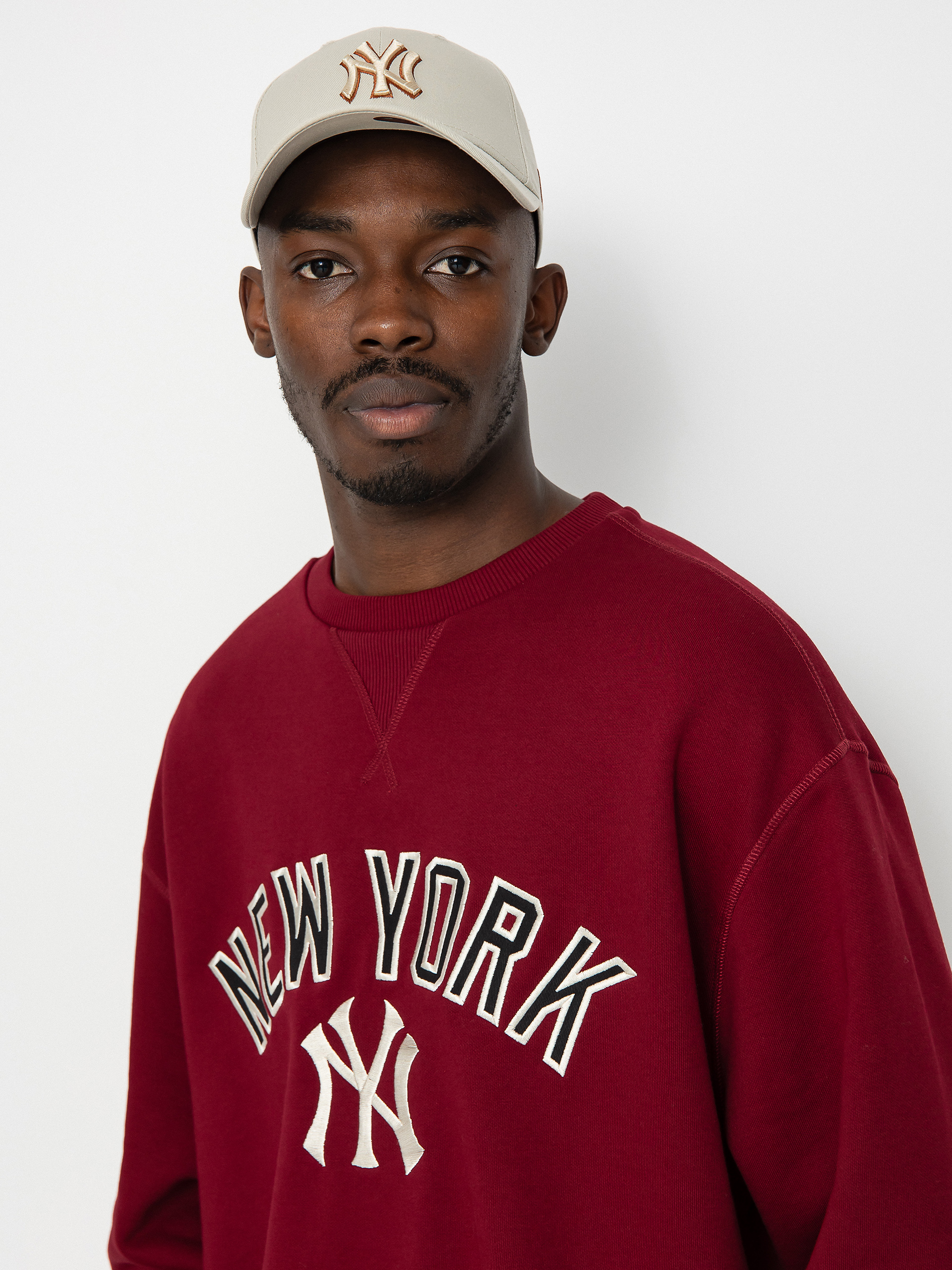 New Era MLB New York Yankees Pulóver (cranberry)