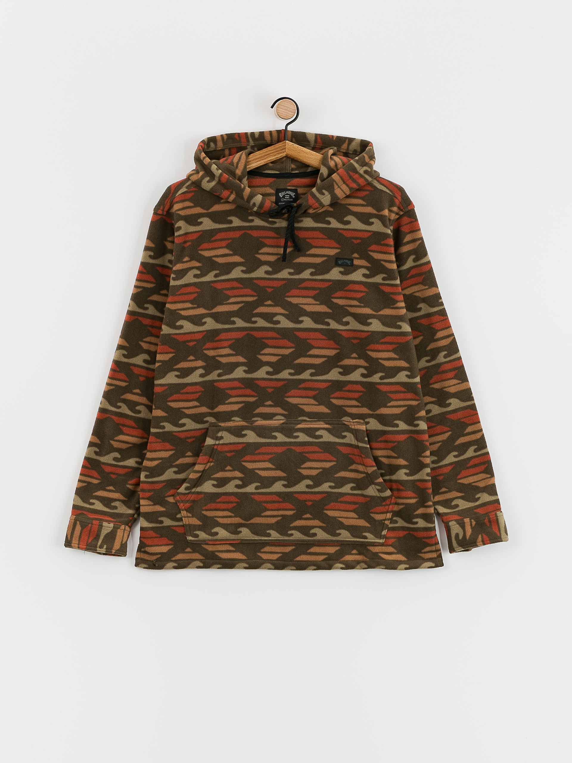 Férfi Billabong Furnace Polár pulóver (dark brown)