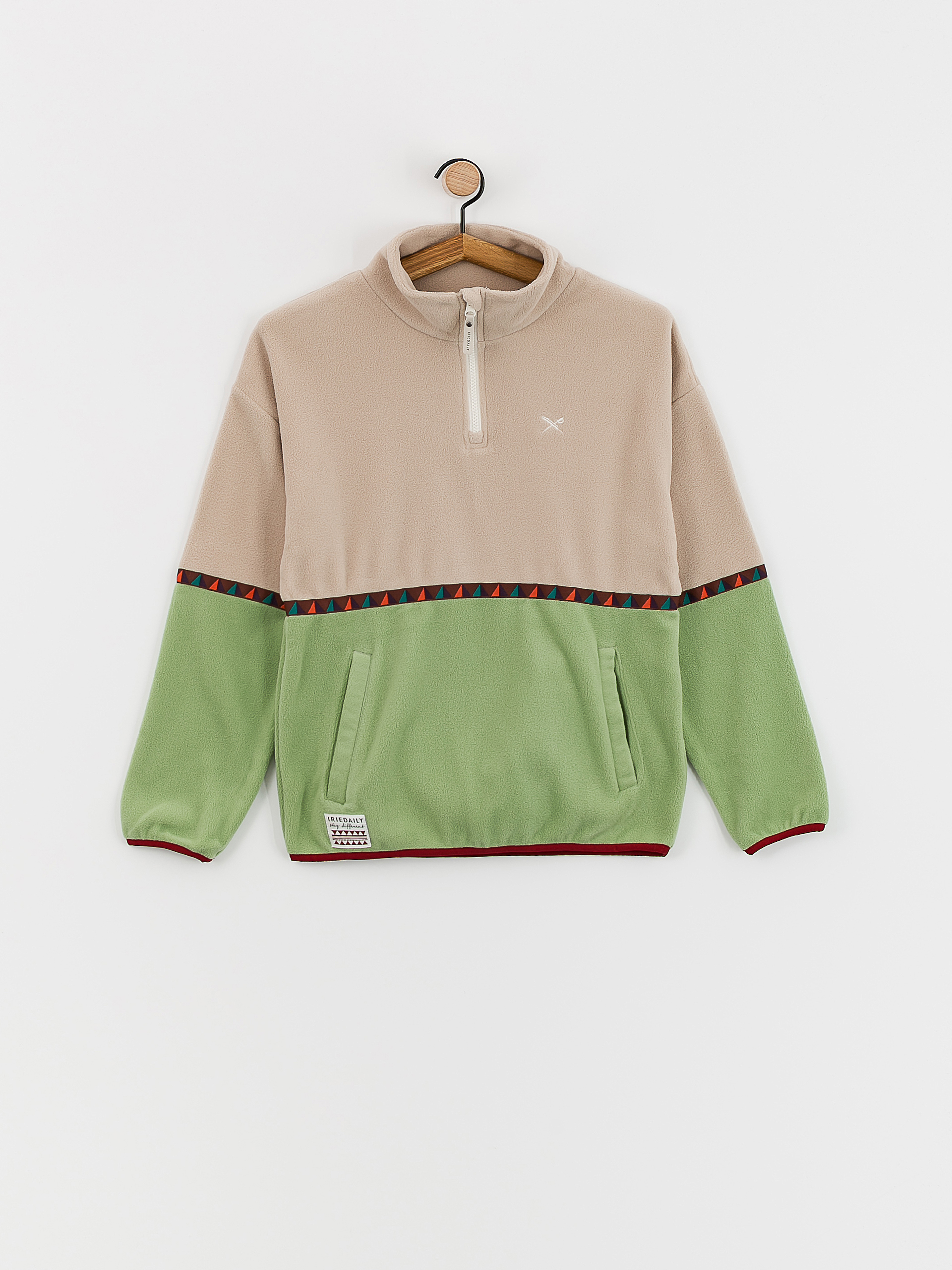 Női Iriedaily Holina Polár pulóver (piquant green)