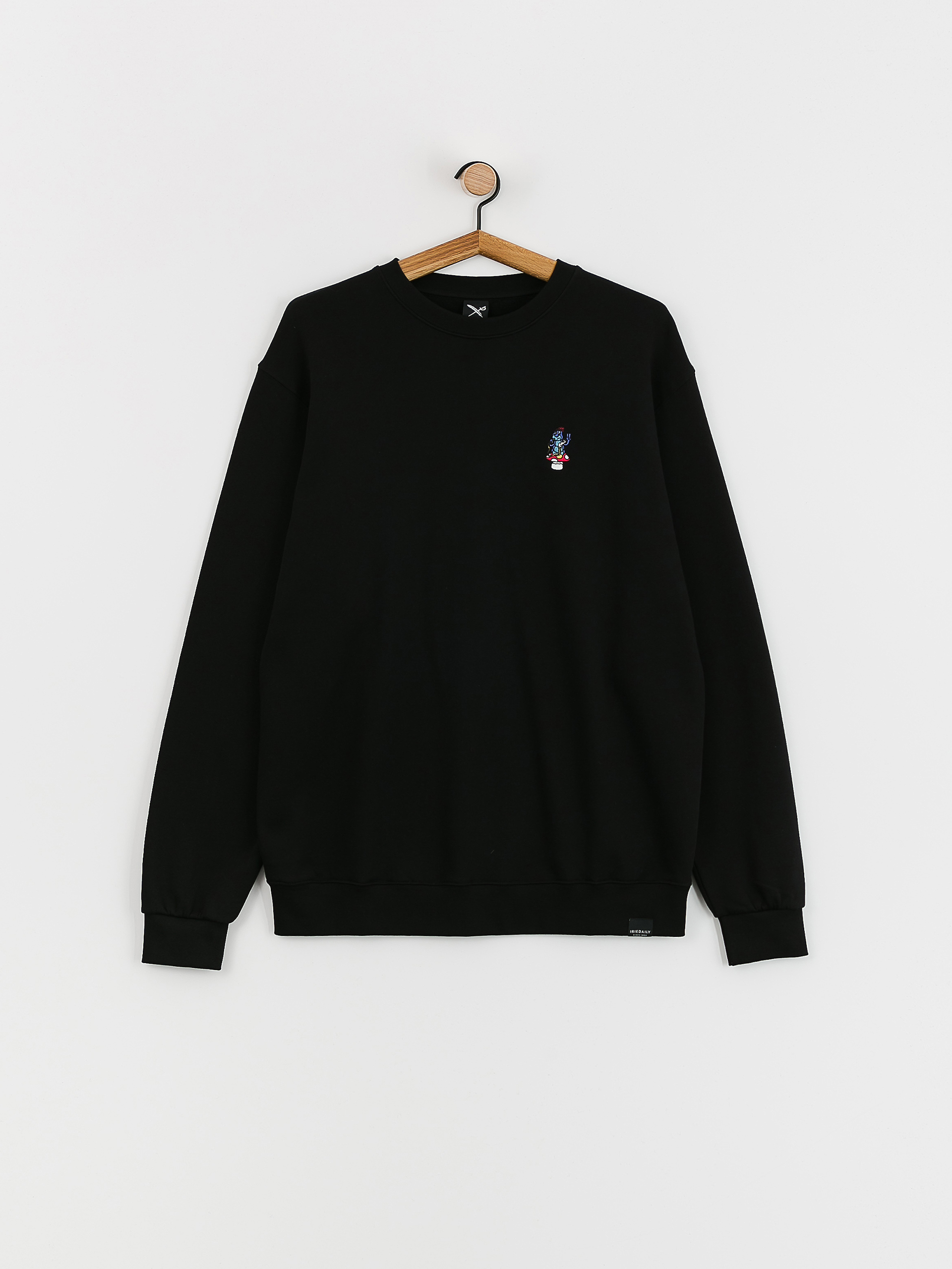 Iriedaily Smokey Emb Pulóver (black)