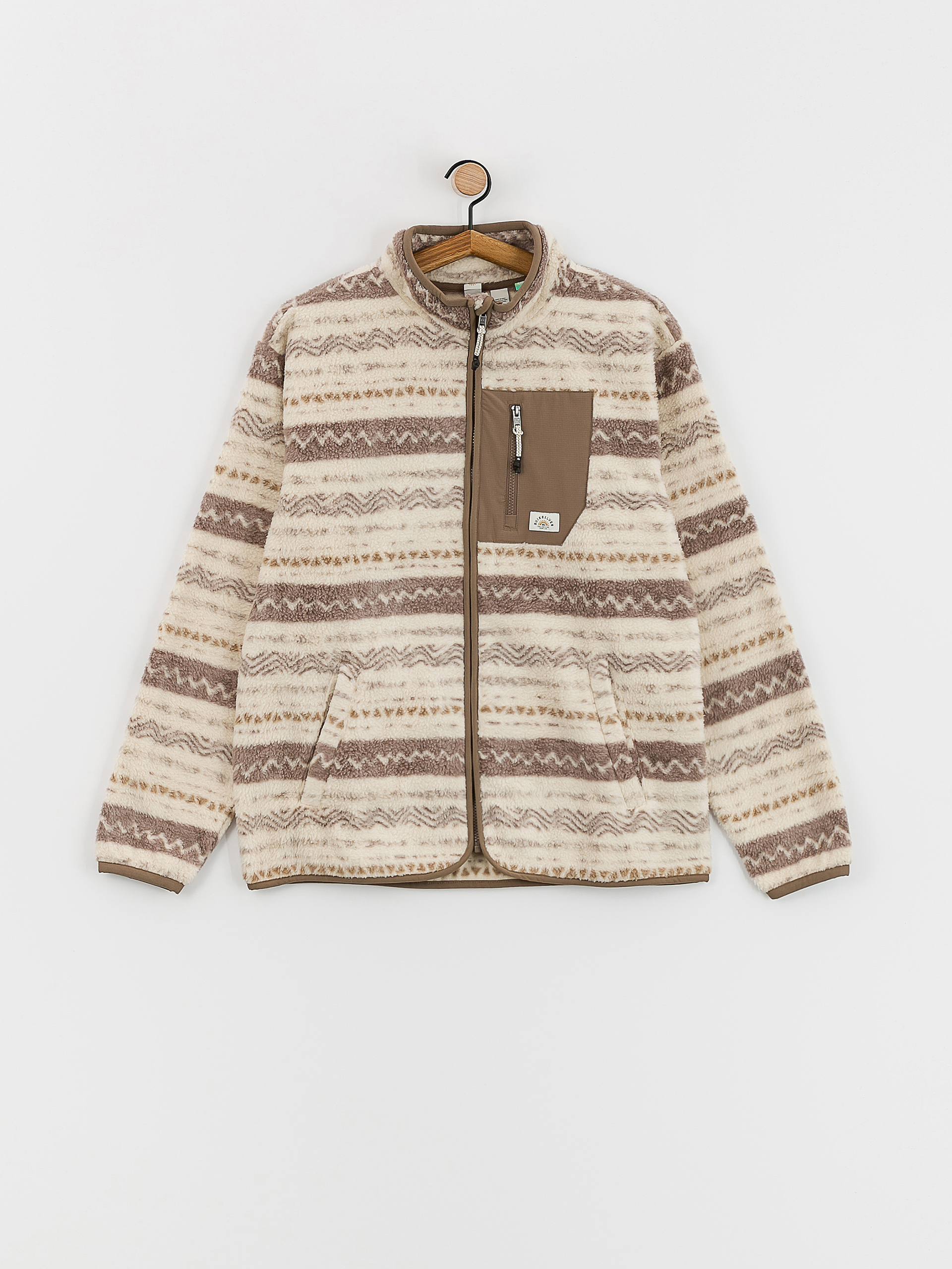 Férfi Quiksilver Clean Coasts Polár pulóver (birchplayamesa)