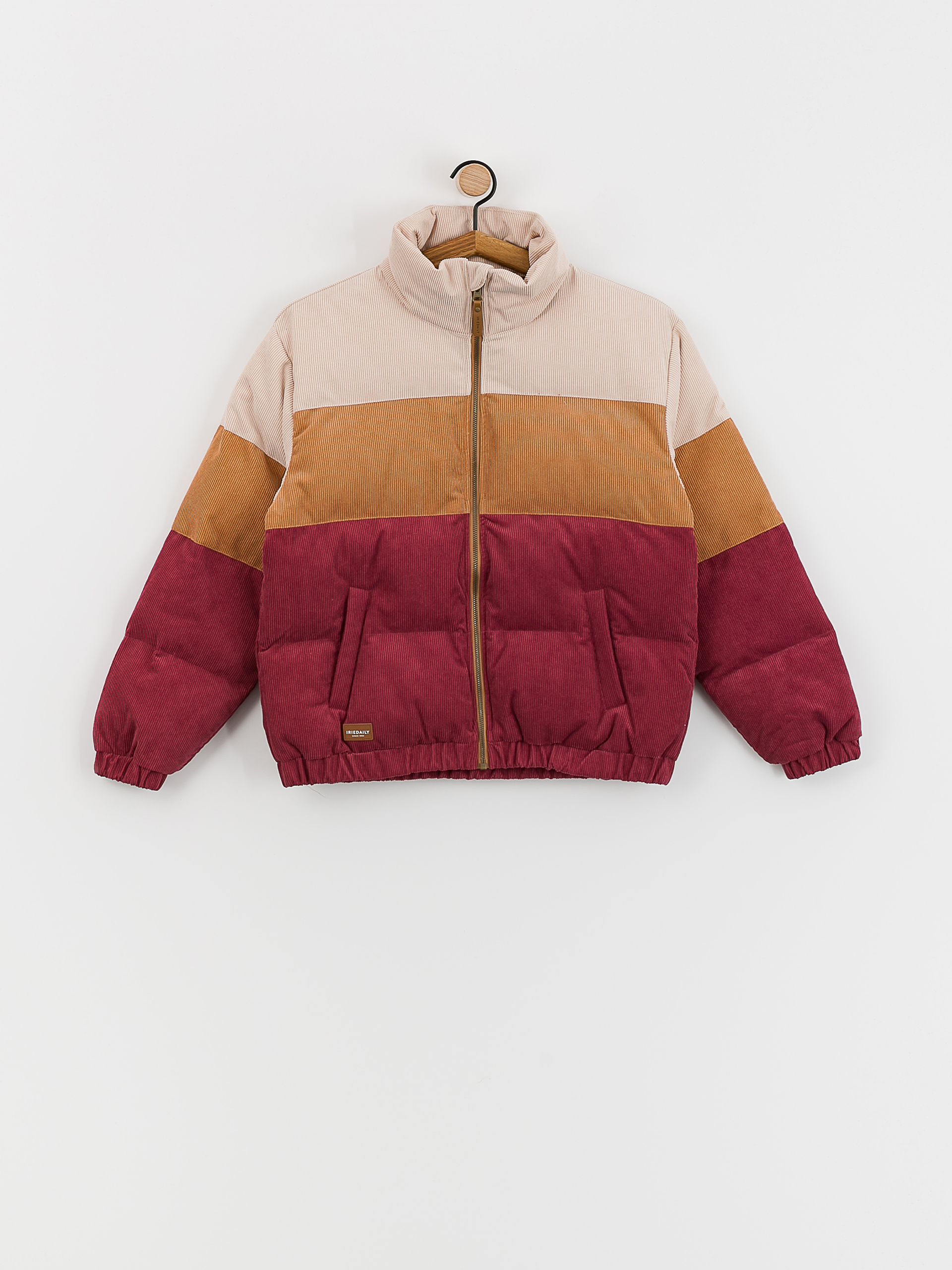 Iriedaily Cordy Puffer Dzseki Wmn (dark red)