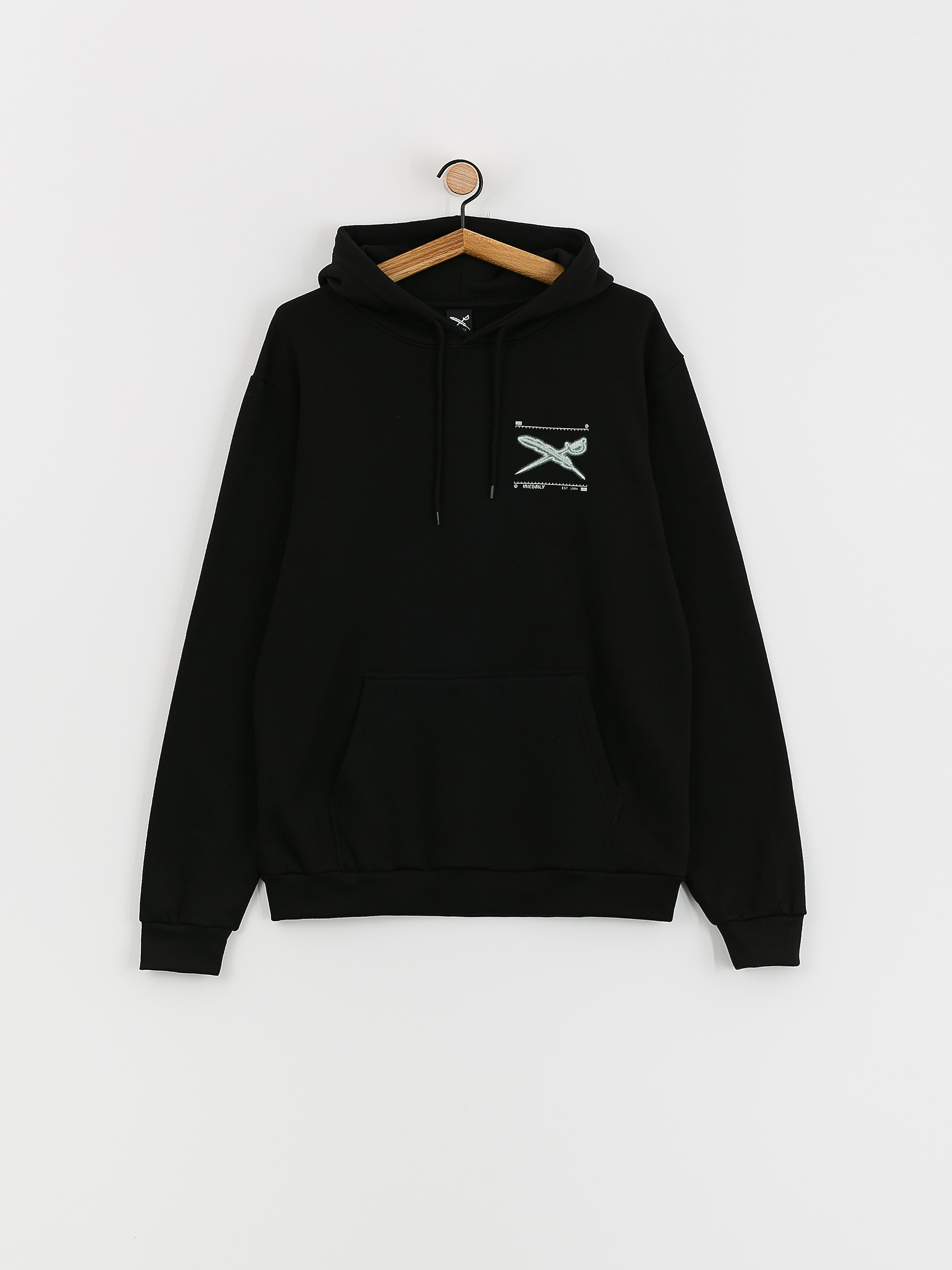 Iriedaily Rayfinger HD Kapucnis pulóver (black)