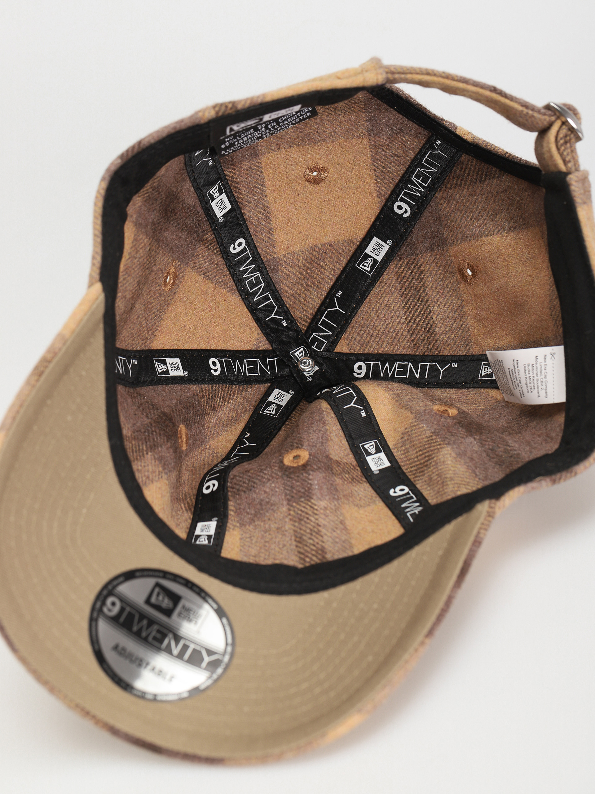 New Era Check 9Twenty Baseball sapka (brown stone)
