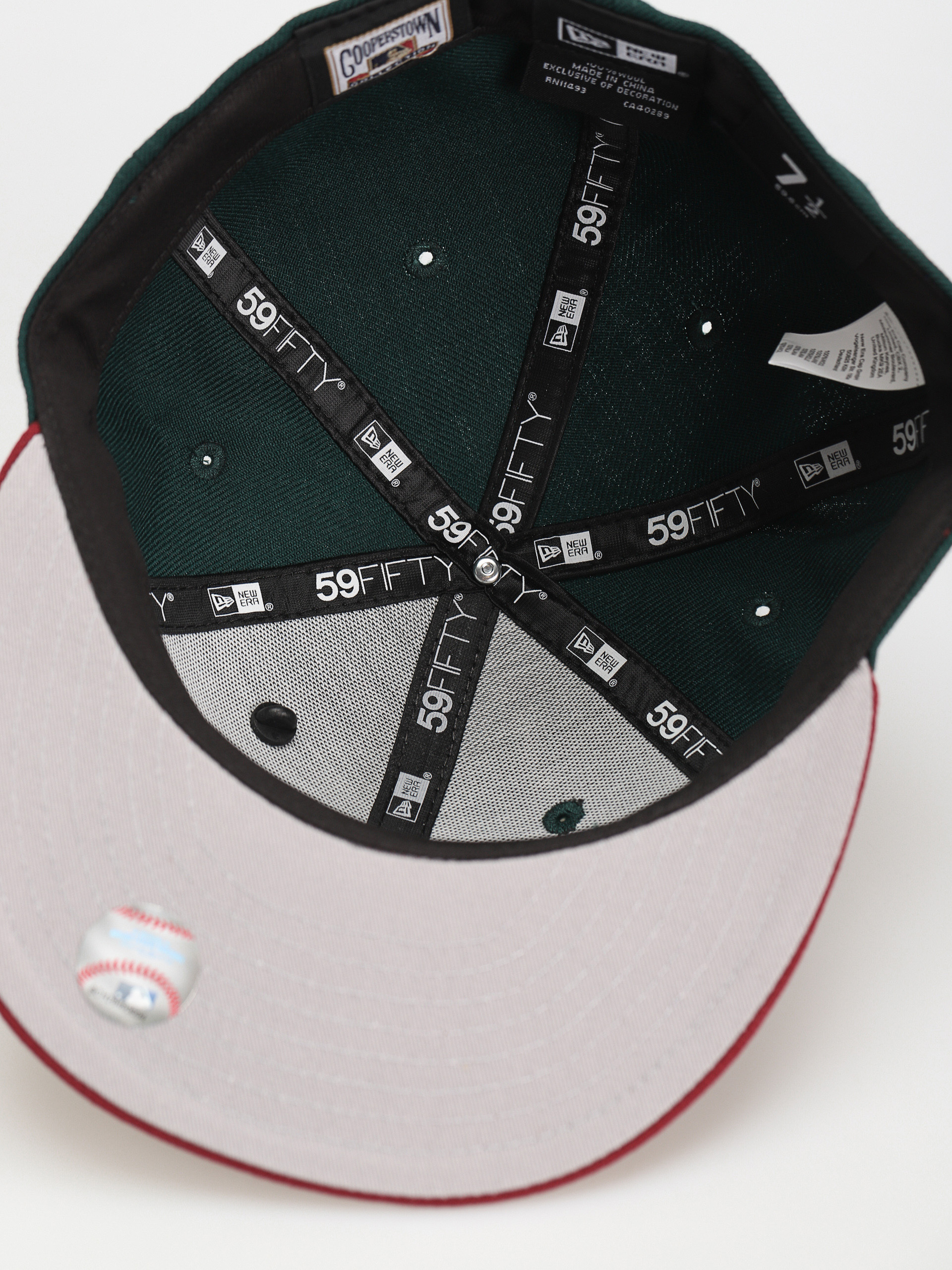New Era MLB Contrast 59Fifty New York Yankees Baseball sapka (dark green/red/white)