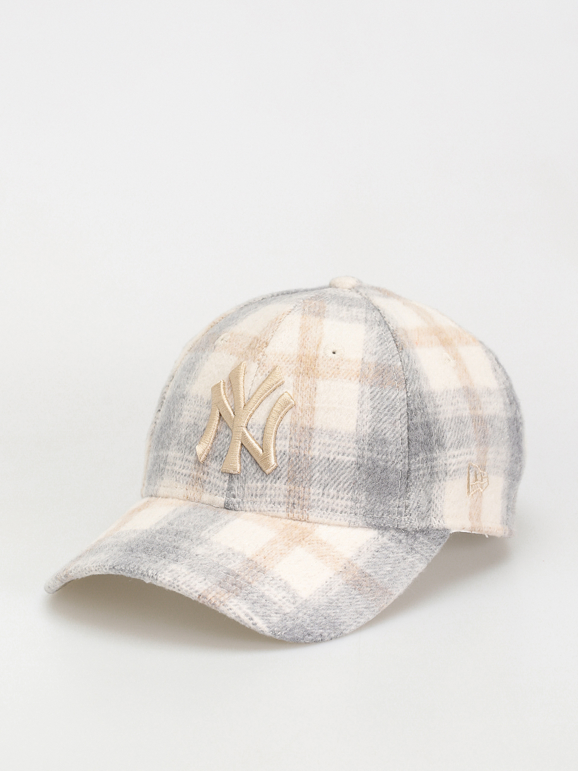 New Era Plaid 9Forty New York Yankees Baseball sapka Wmn (stone/wall)
