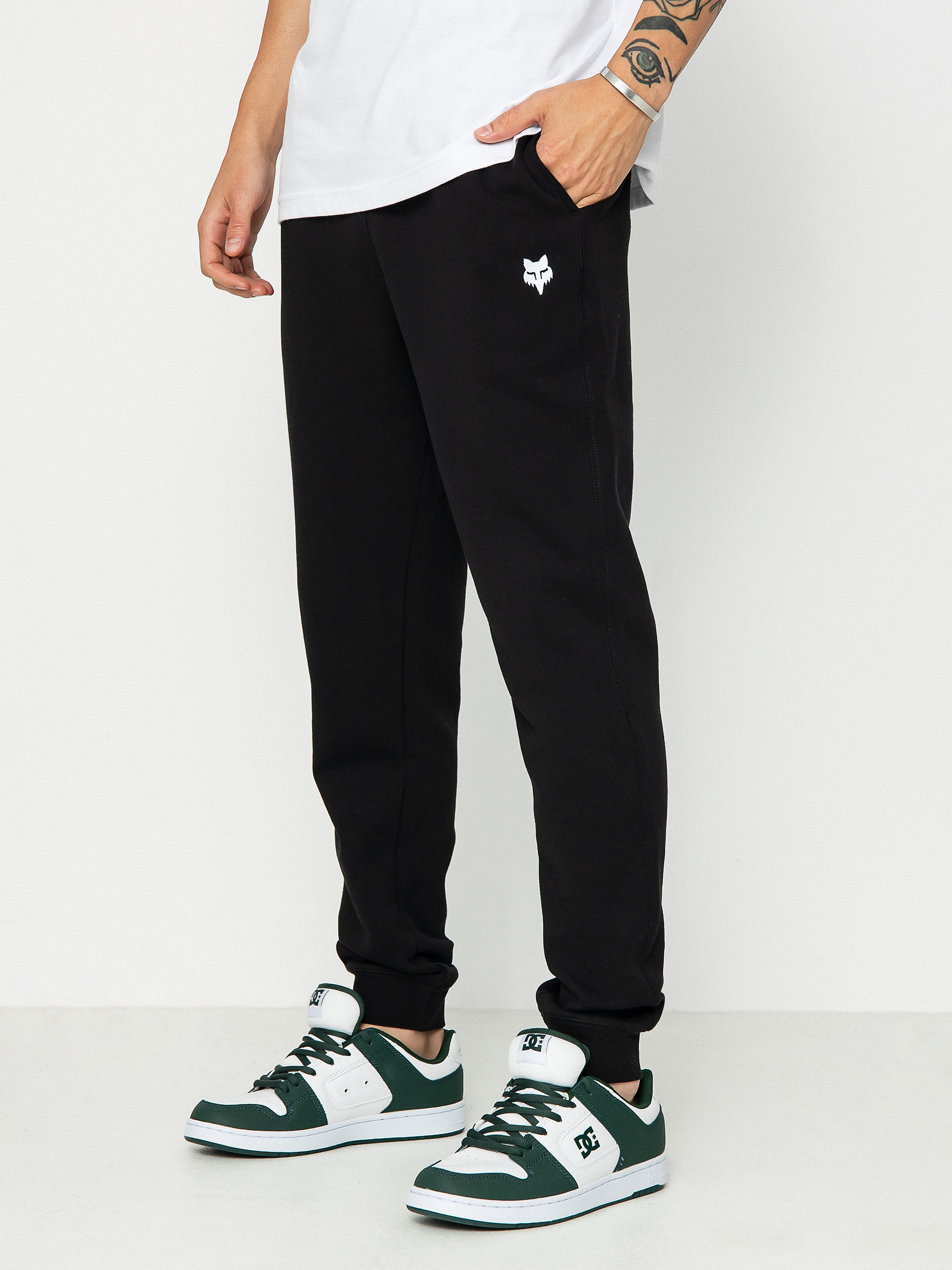 Fox Head Fleece Jogger Kisnadrág (black)