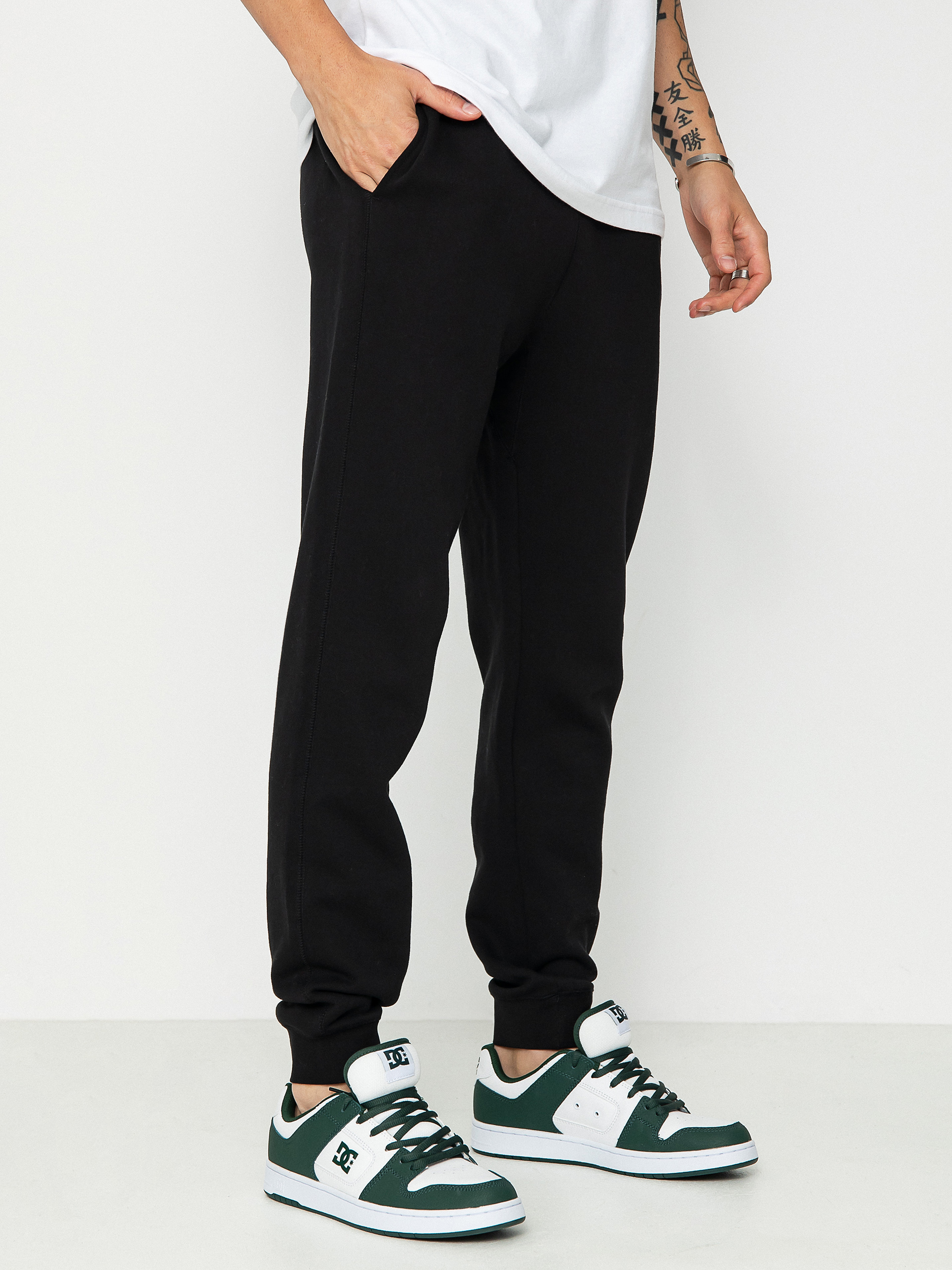 Fox Head Fleece Jogger Kisnadrág (black)