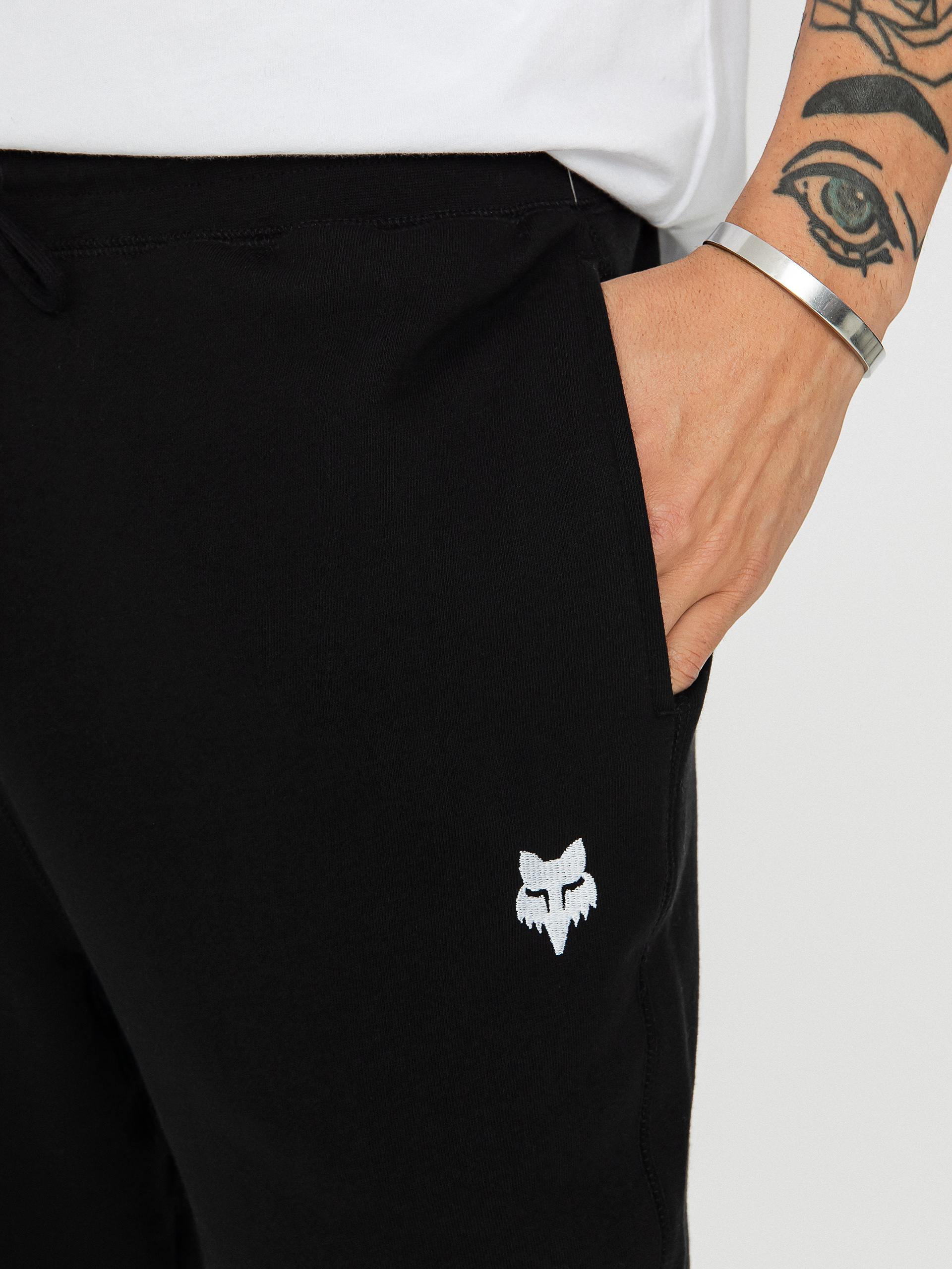 Fox Head Fleece Jogger Kisnadrág (black)