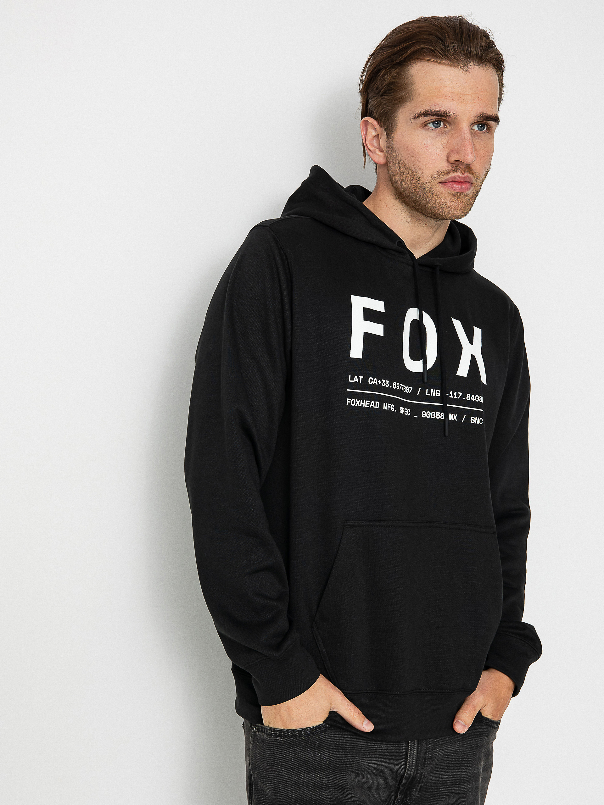Fox Nontop HD Kapucnis pulóver (black)