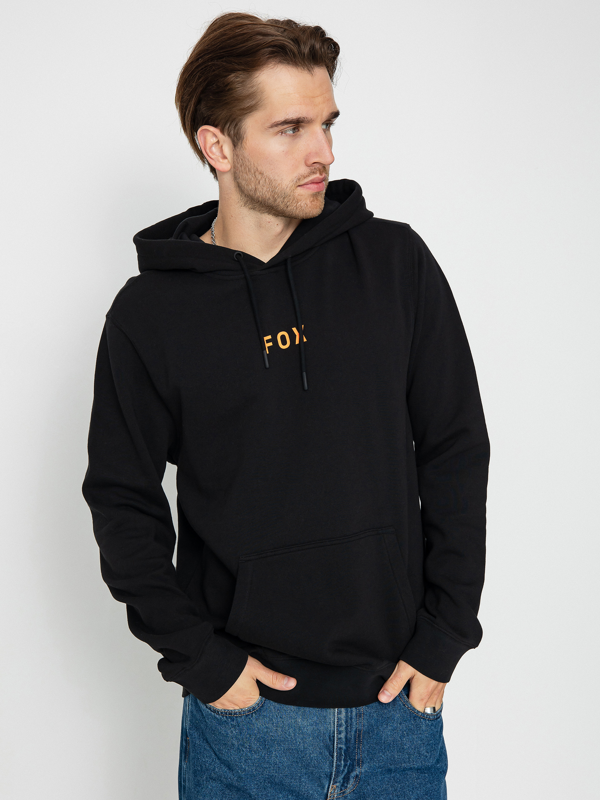 Fox Magnetic HD Kapucnis pulóver (black)