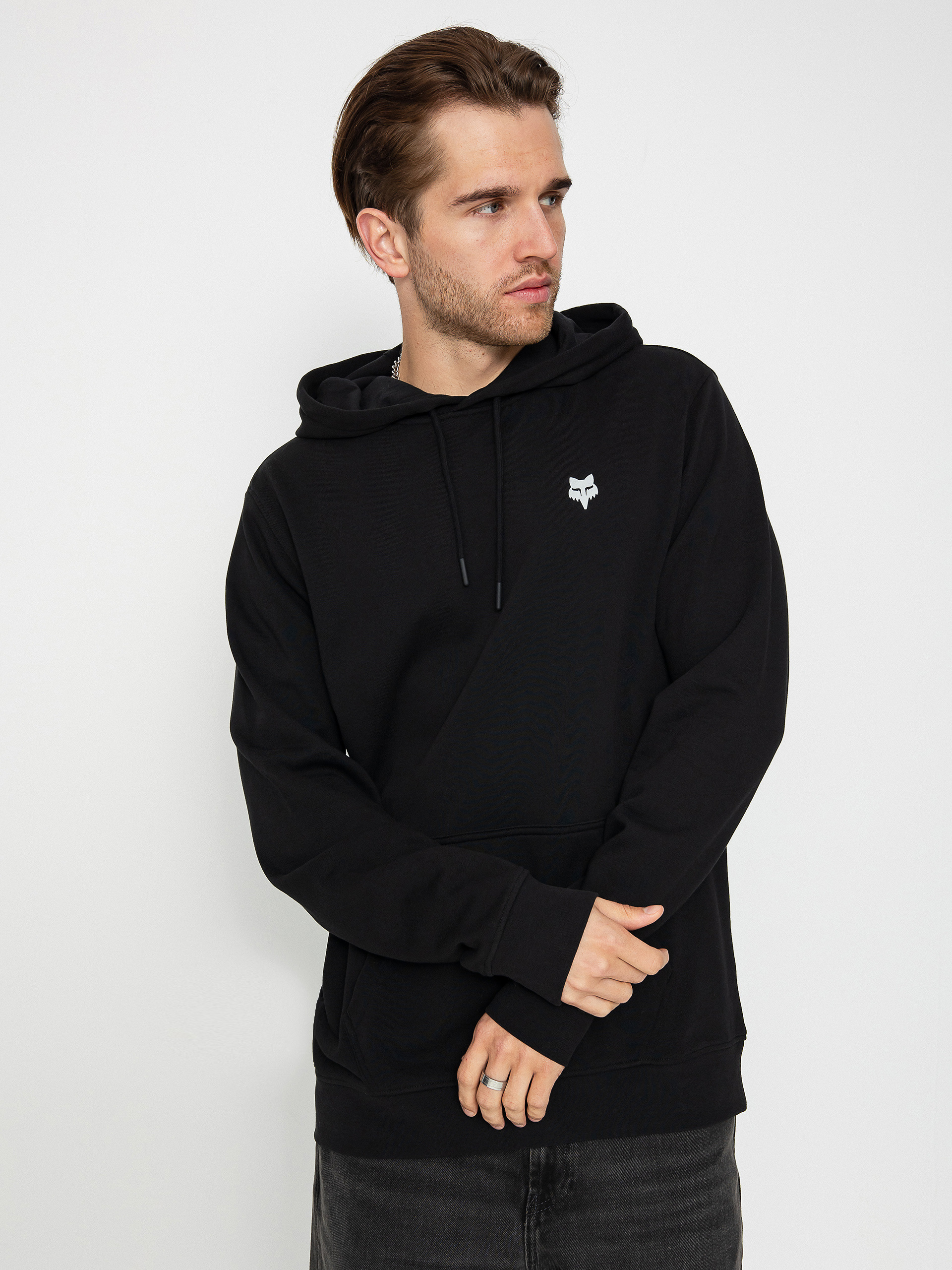 Fox Leo HD Kapucnis pulóver (black)