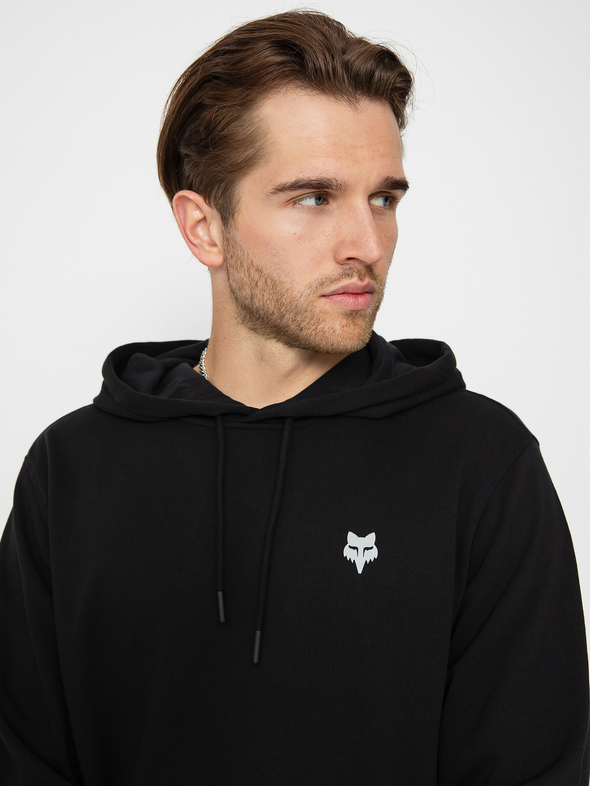 Fox Leo HD Kapucnis pulóver (black)