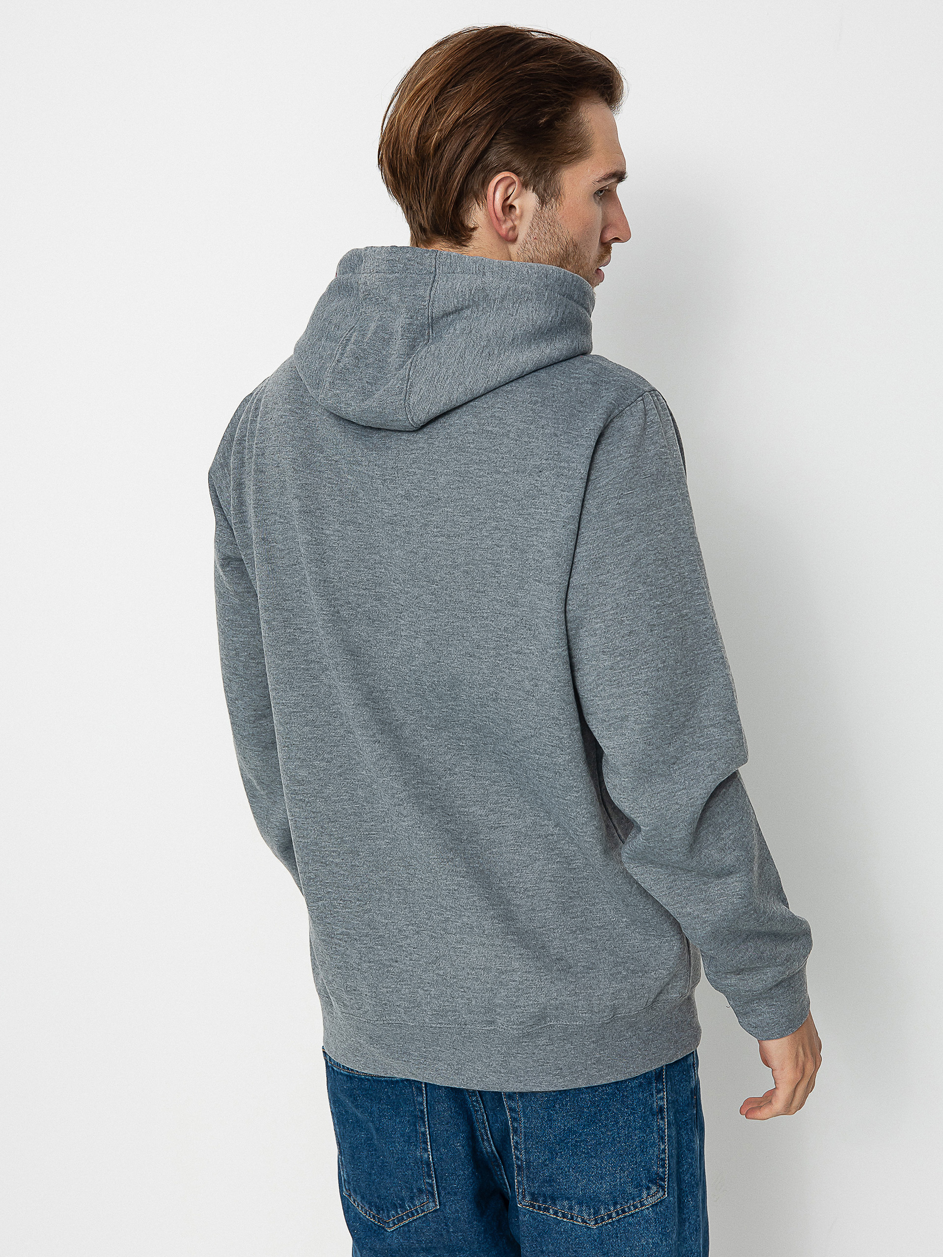 Fox Wordmark HD Kapucnis pulóver (heather/graphite)