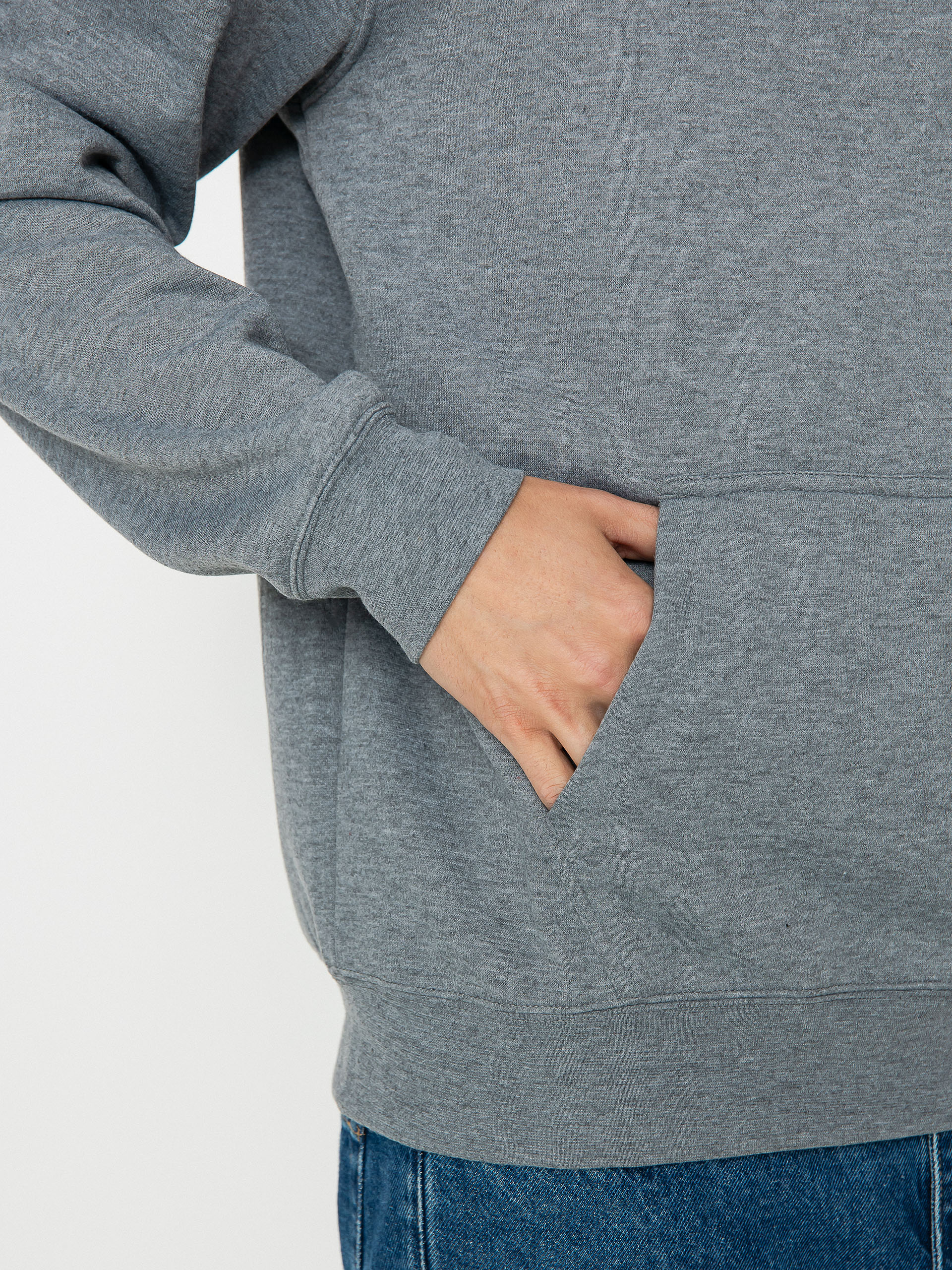 Fox Wordmark HD Kapucnis pulóver (heather/graphite)