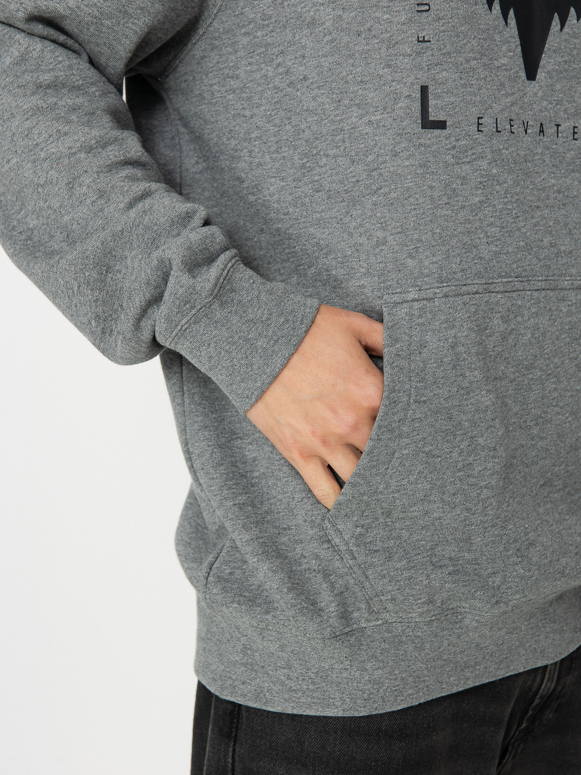 Fox Boxed Futore HD Kapucnis pulóver (heather/graphite)