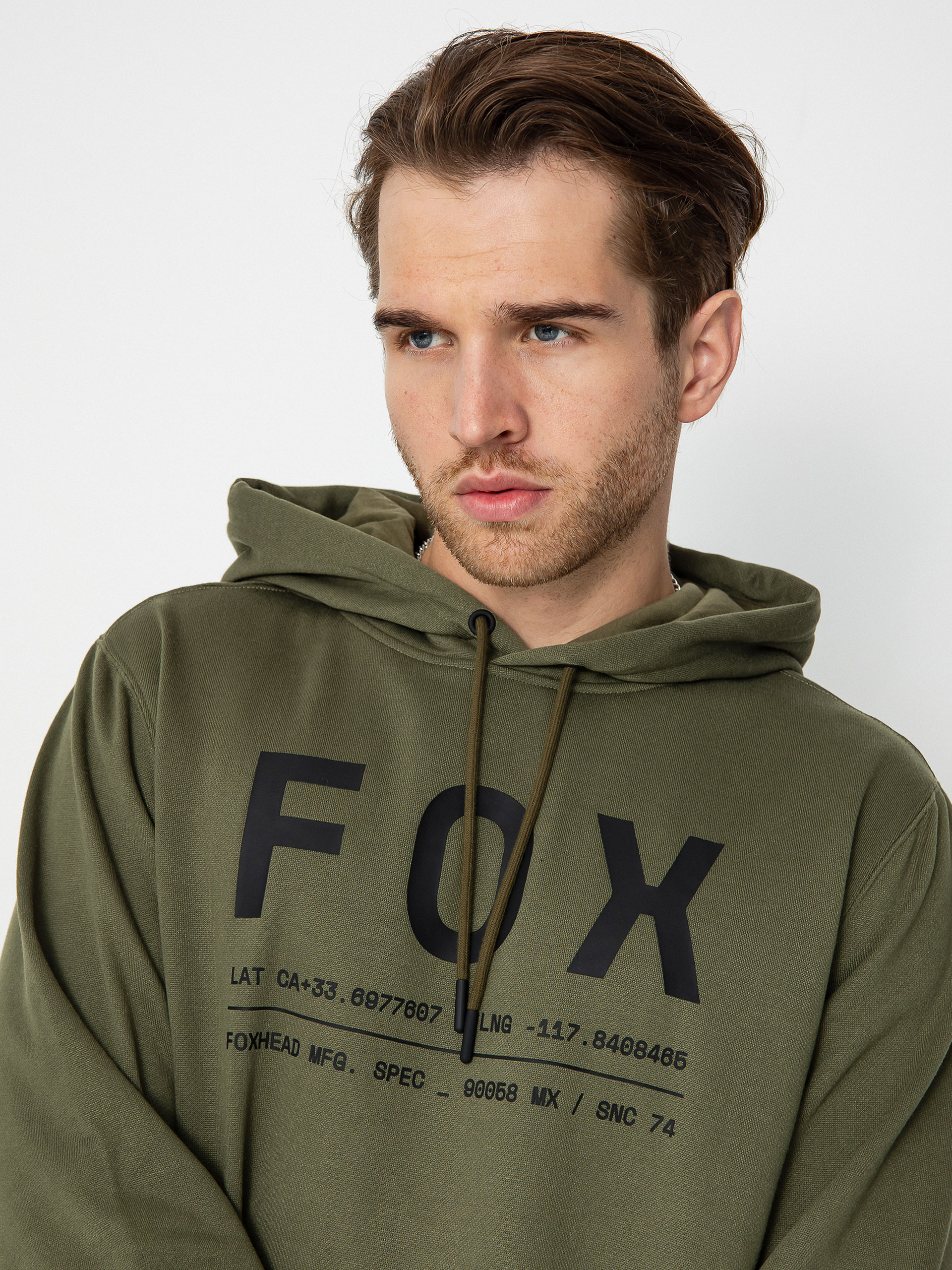 Fox Nontop HD Kapucnis pulóver (olive/green)