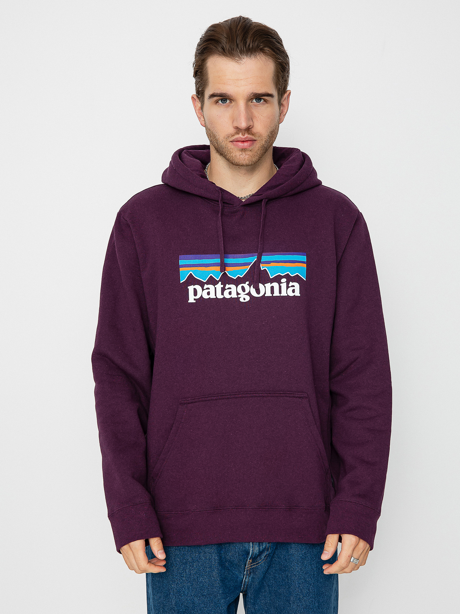 Patagonia Logo Uprisal HD Kapucnis pulóver (night plum)