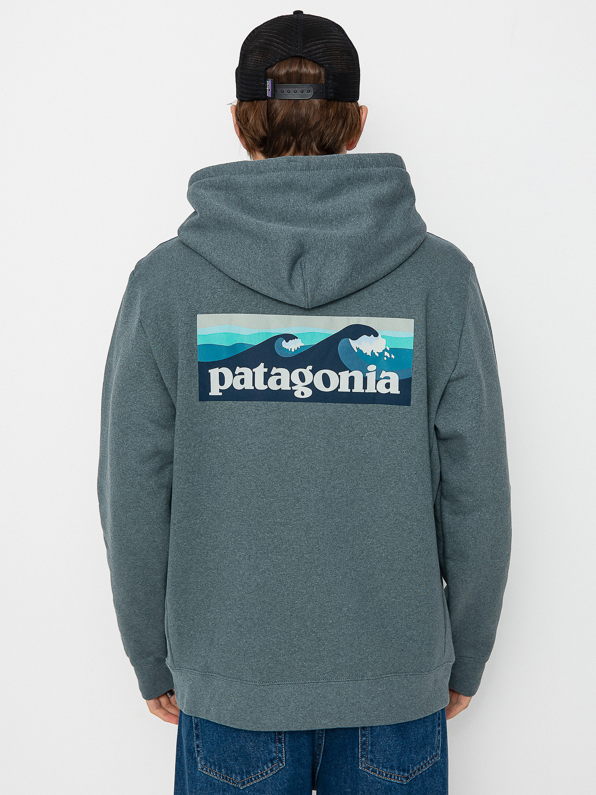Patagonia Boardshort Logo Uprisal HD Kapucnis pulóver (nouveau green)