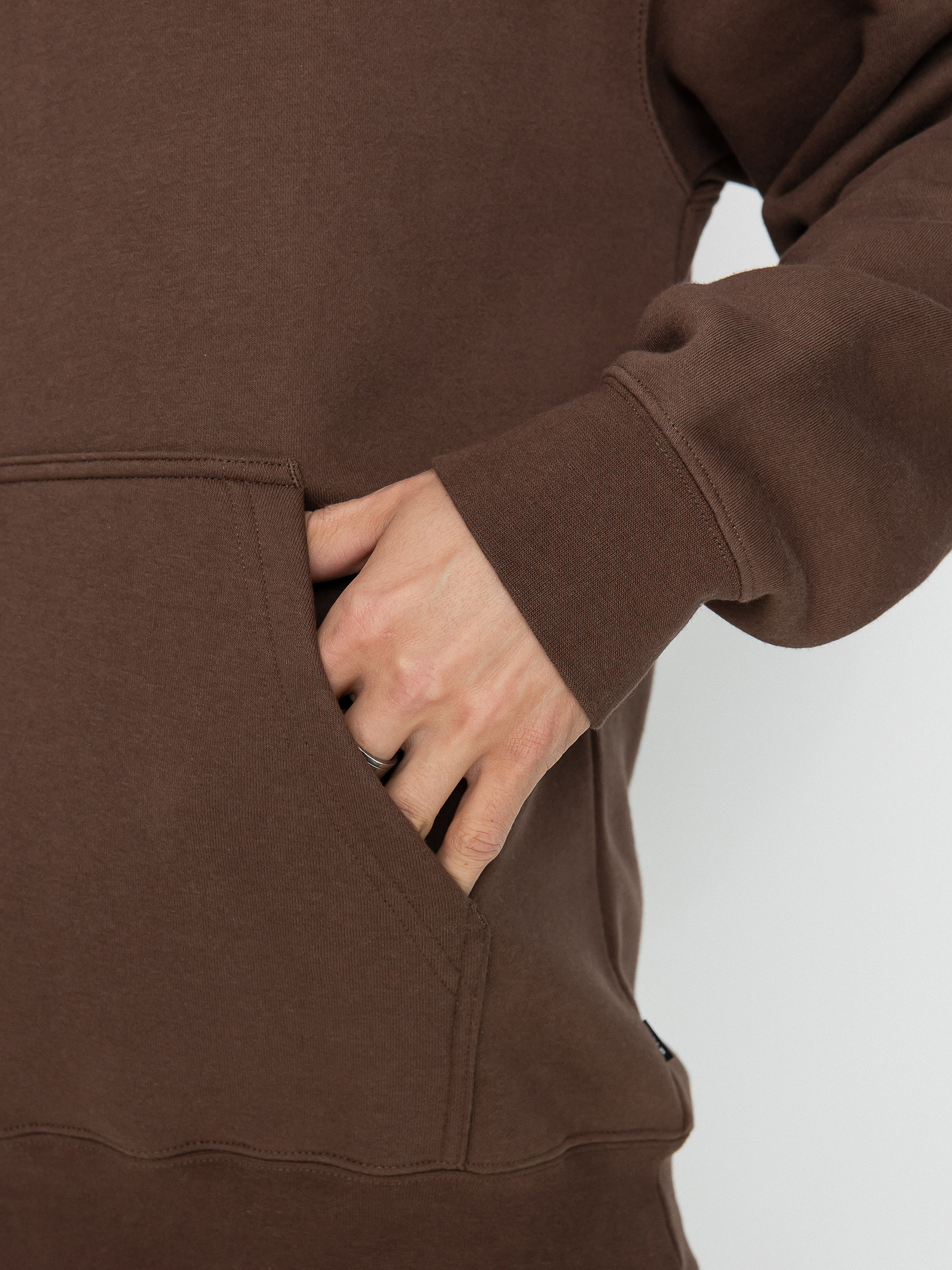 HUF Hat Trick HD Kapucnis pulóver (coffee)