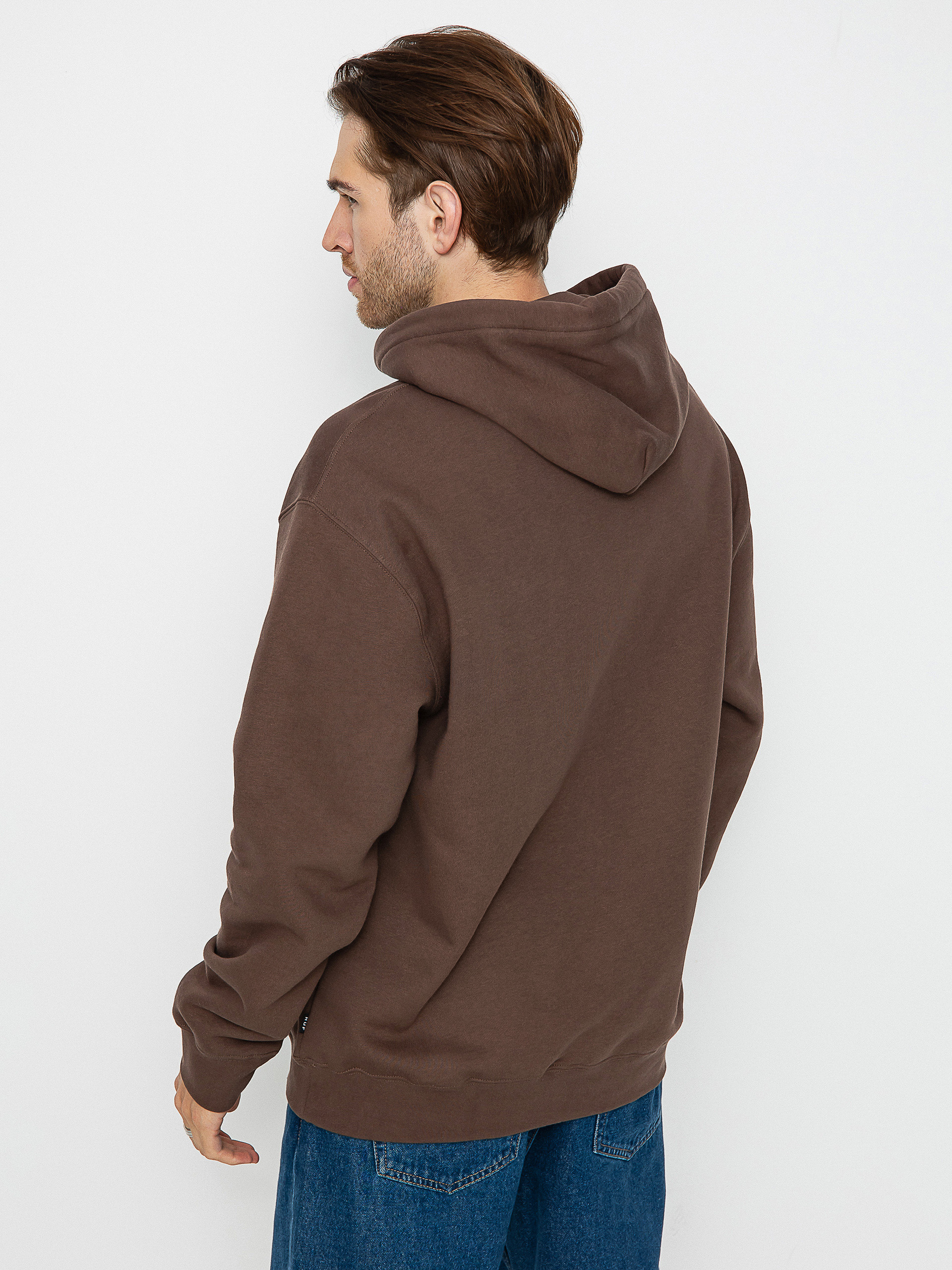 HUF Box HD Kapucnis pulóver (coffee)