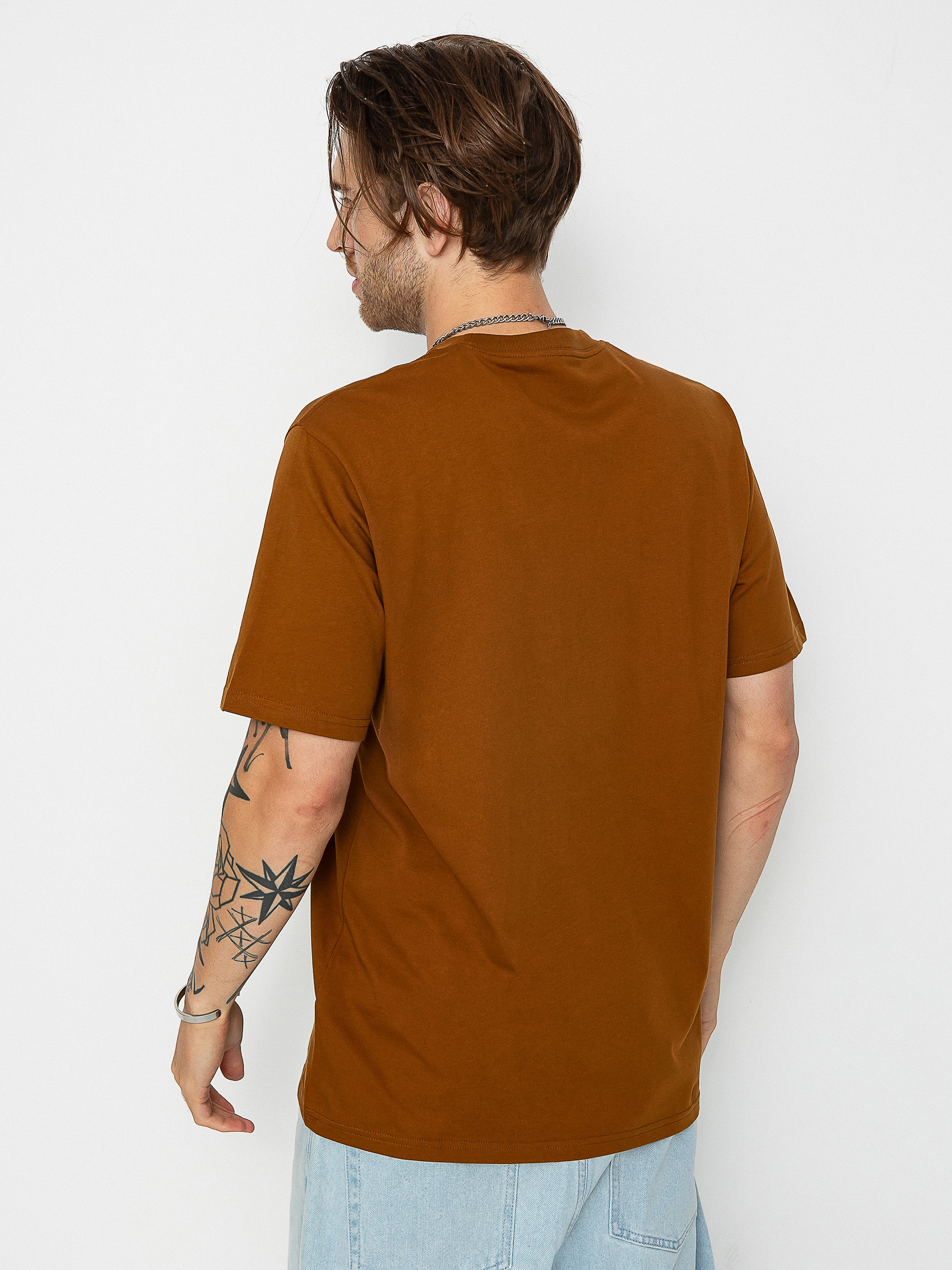 Carhartt WIP Script póló (deep h brown/black)