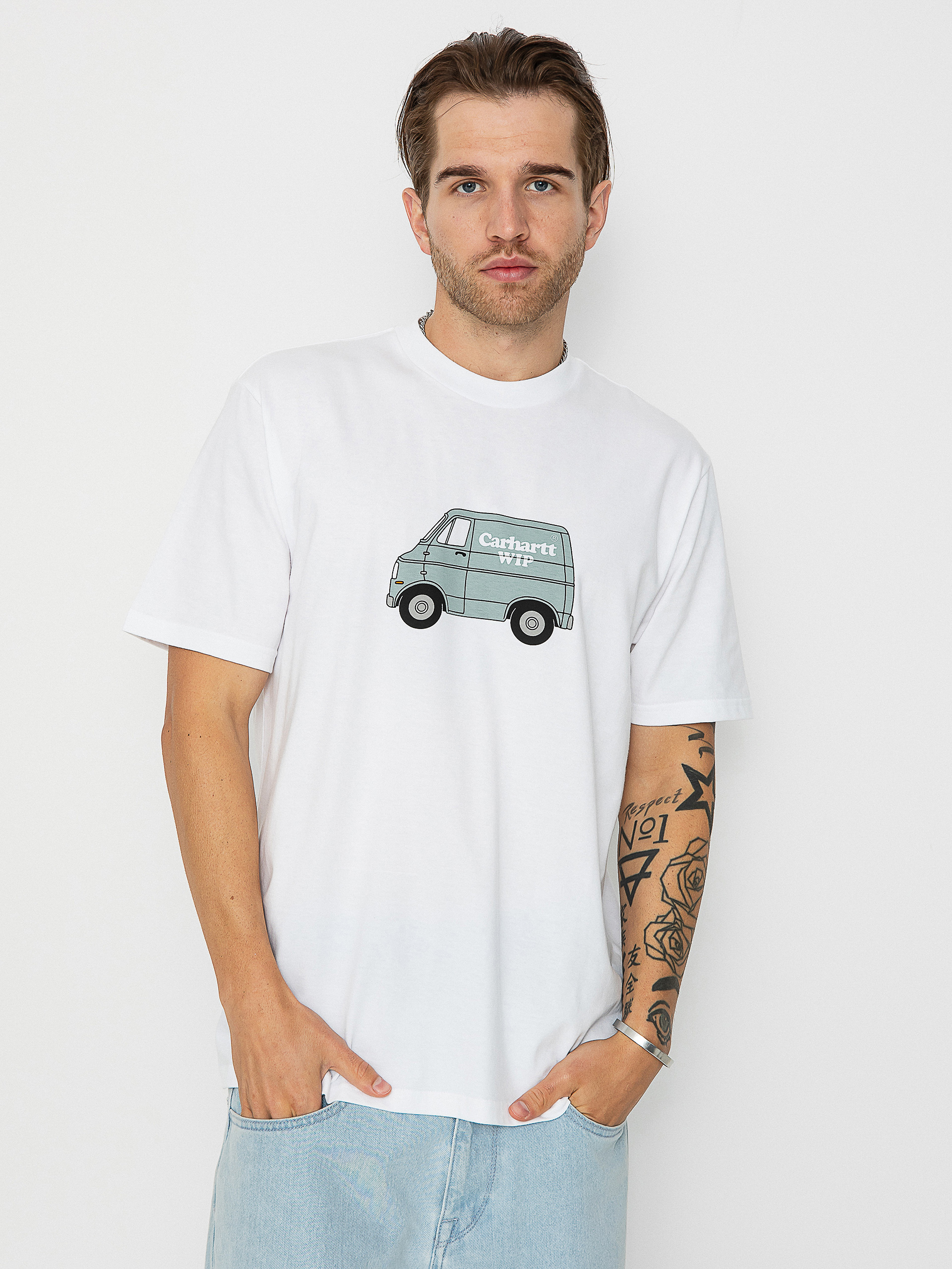 Carhartt WIP Mystery Machine Ujjatlan felső (white)