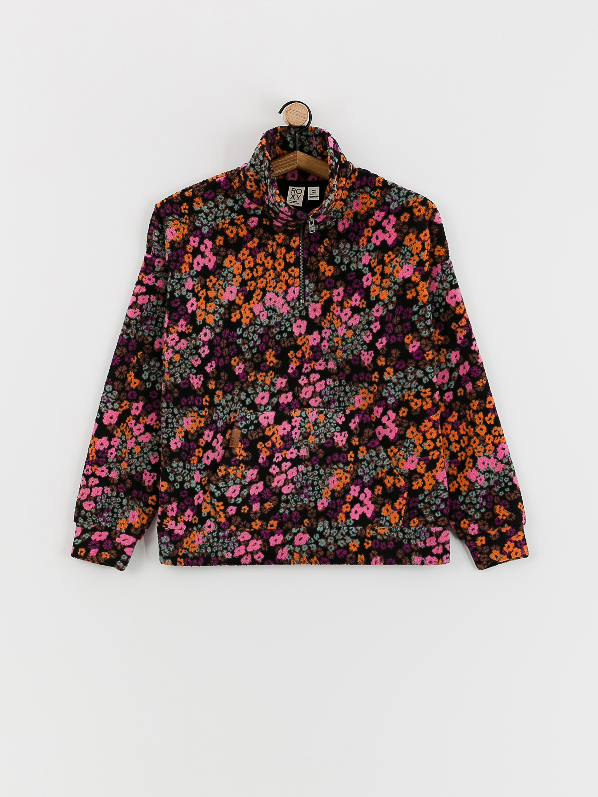 Női Roxy Live Out Loud Polár pulóver (anthracite floral da)